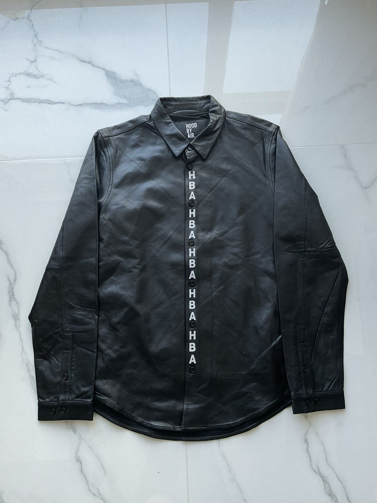 Hood By Air Hood by air compass leather button up Size US M / EU 48-50 / 2 - 2 Thumbnail
