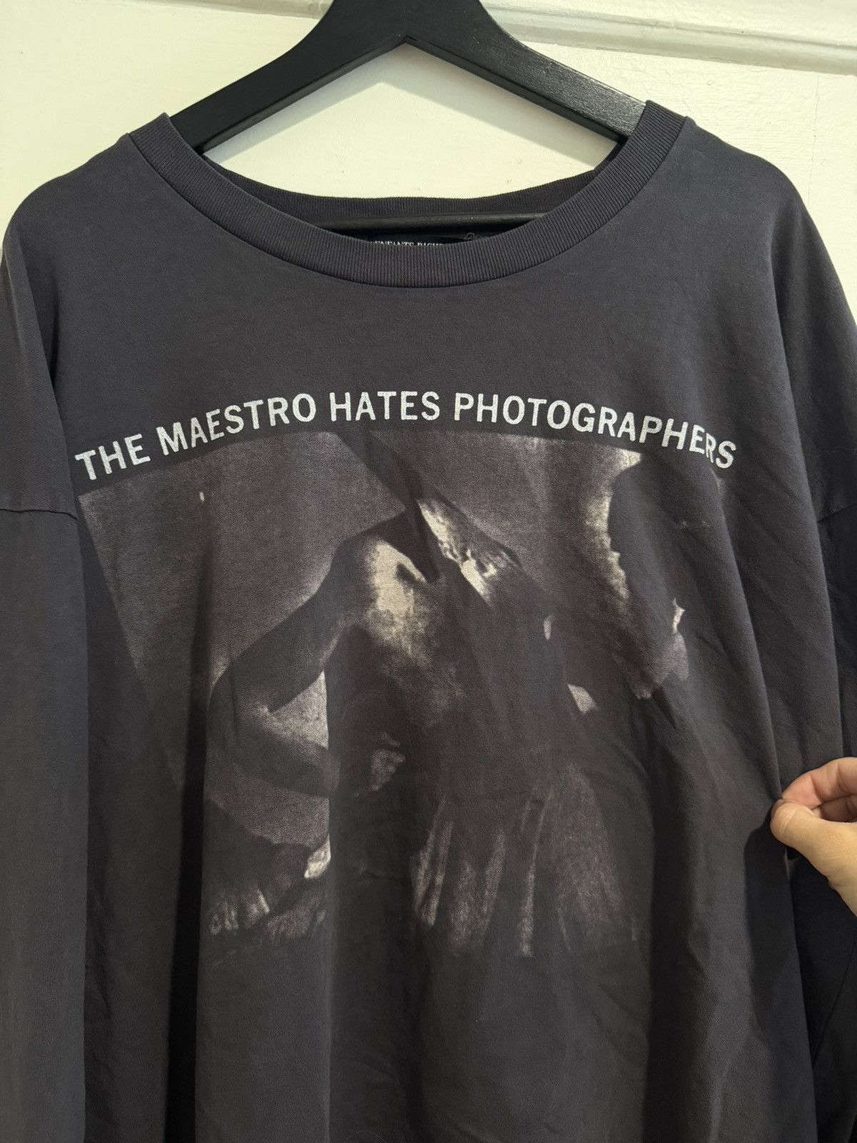 Enfants Riches Deprimes ERD Maxfield Maestro Hates Photographers Longsleeve Tee XL Size US XL / EU 56 / 4 - 4 Thumbnail