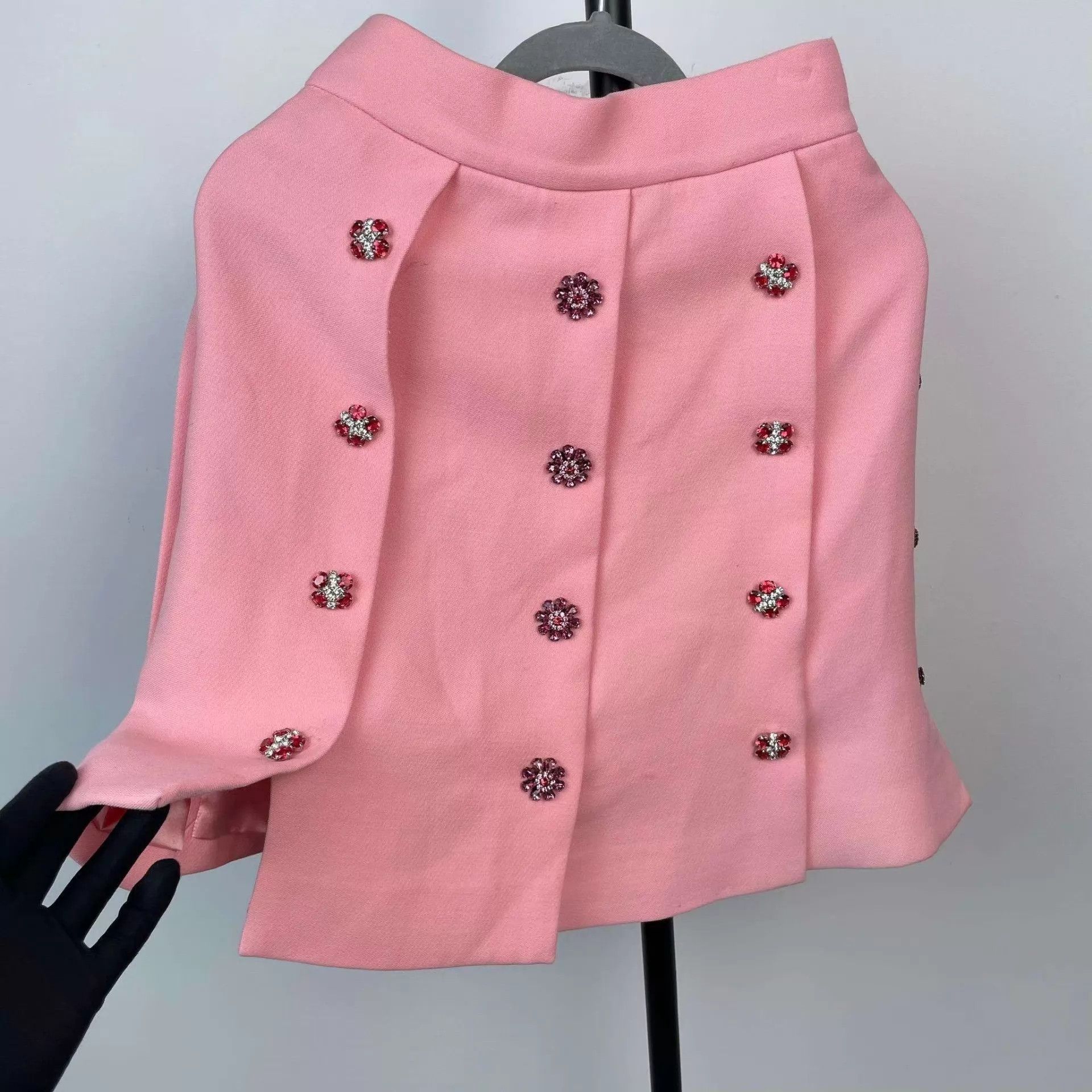 Dolce & Gabbana DG Women's Cotton Short Skirt Pink 42 Size 28" / US 6 / IT 42 - 8 Thumbnail