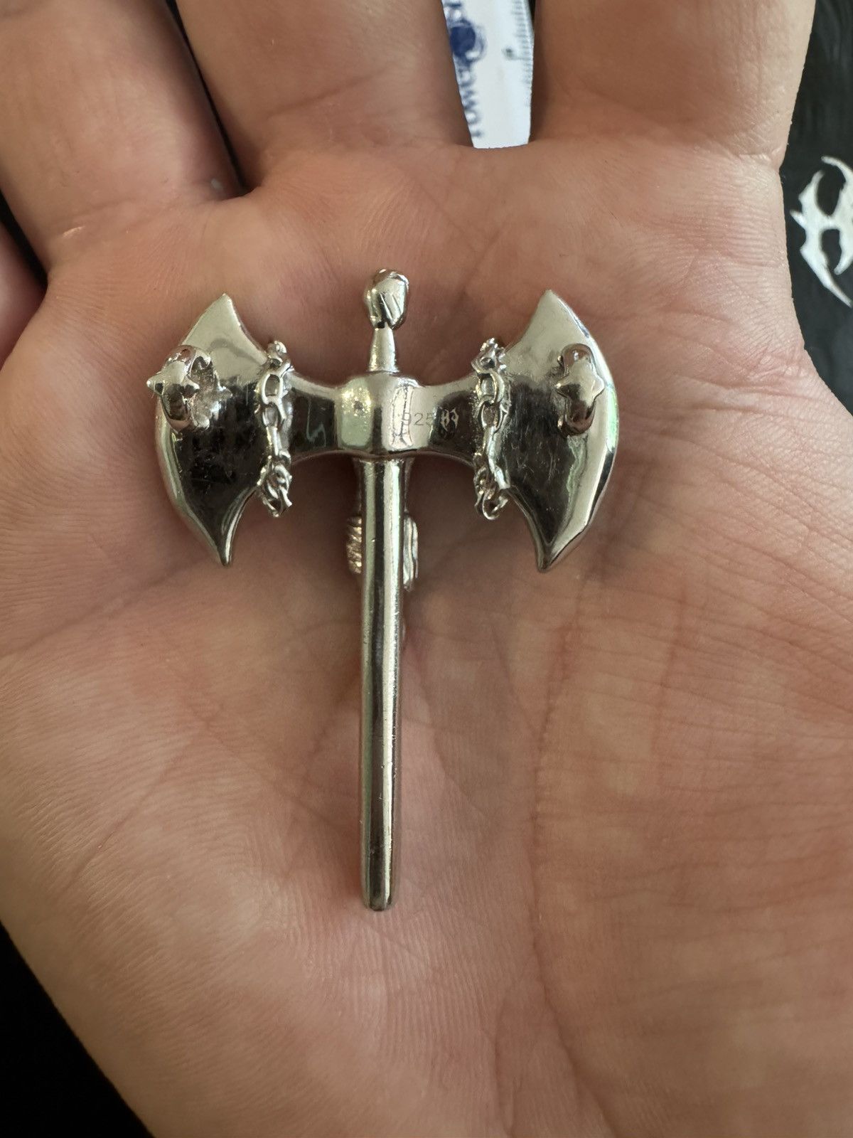 Other Hard Jewelry .925 Sterling Silver Pendant Gothic Crucifix Size ONE SIZE - 6 Thumbnail