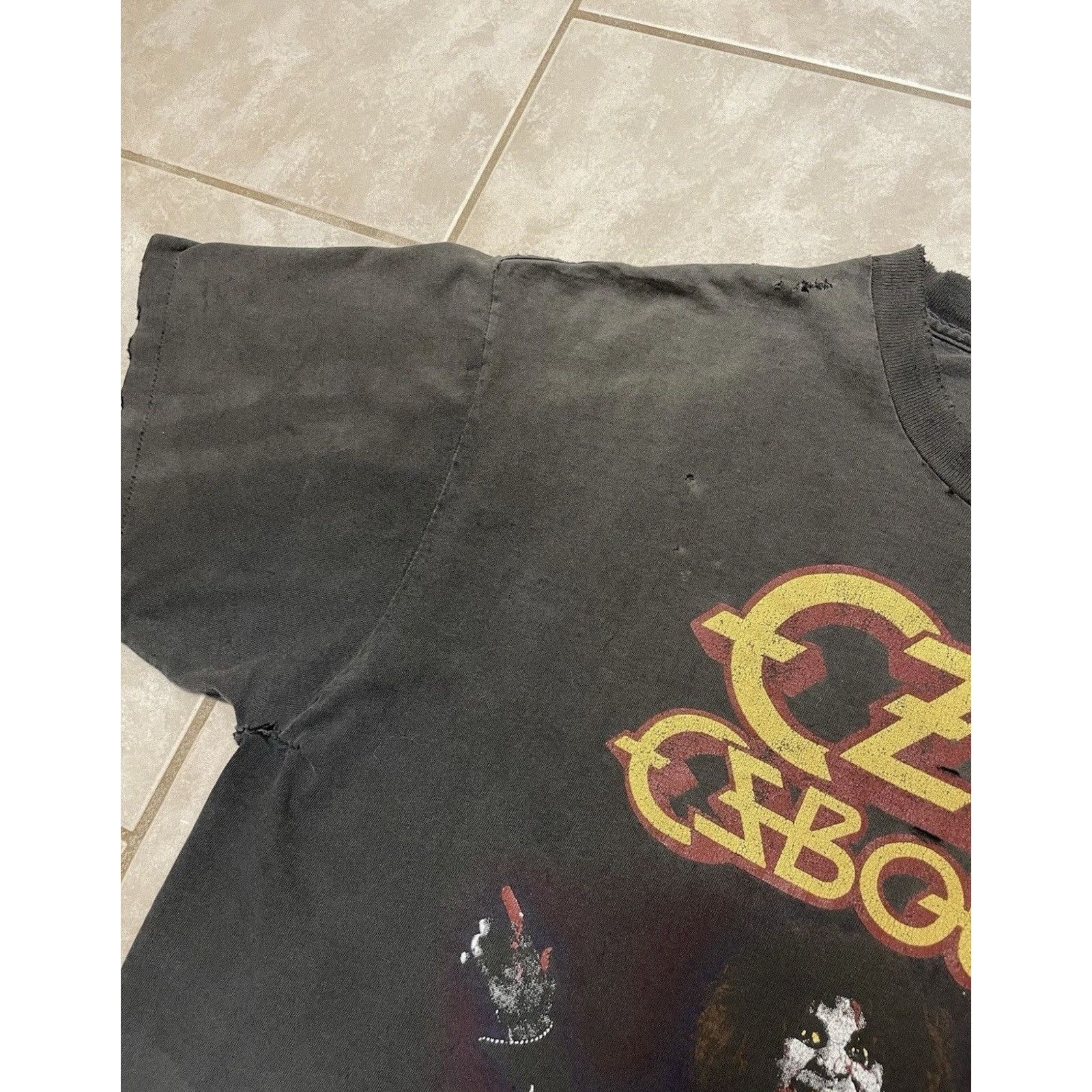 Other Vintage 90’s Ozzy Osbourne Diary Of A Madman Sz XL Thrashed Size US XL / EU 56 / 4 - 13 Thumbnail