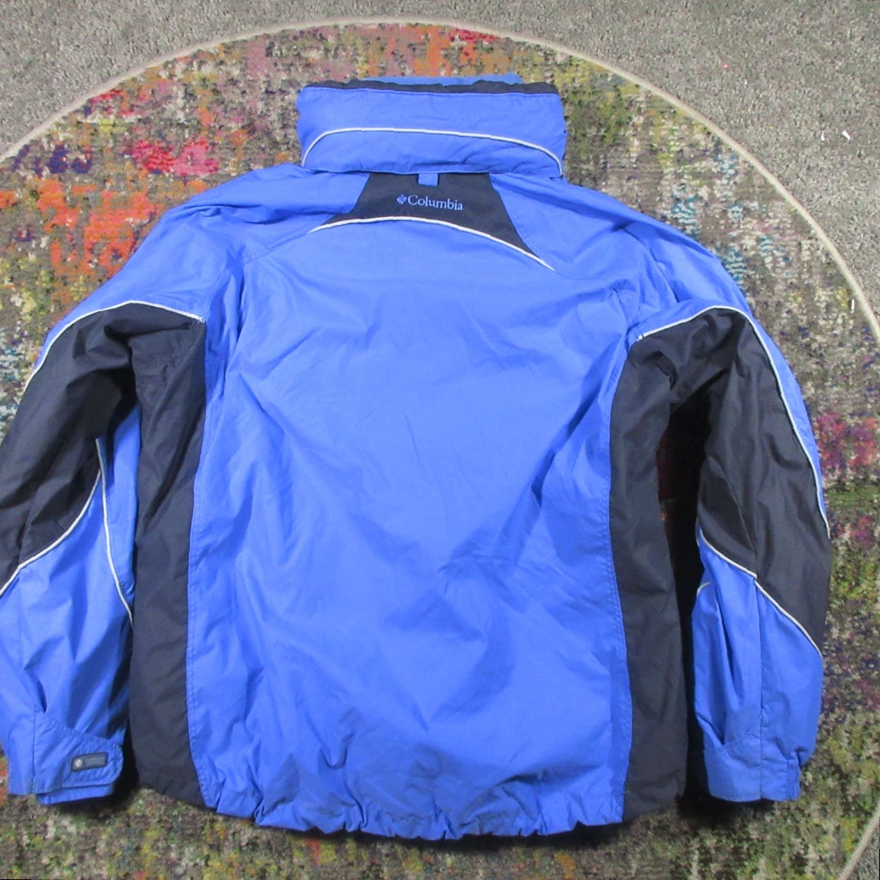 Vintage Columbia Jacket Womens XL Blue 3 in 1 Hooded Fleece Liner Ski Outdoor Coat New title Size XL / US 12-14 / IT 48-50 - 2 Thumbnail