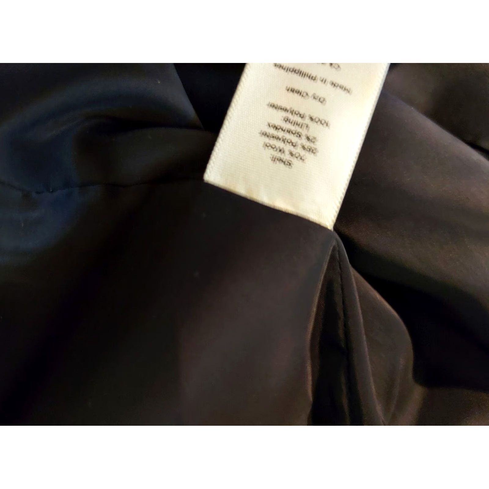 Talbots VINTAGE Womens Talbots Wool Jacket Blazer 18W Black Size XXL / US 16-18 / IT 52-54 - 5 Thumbnail