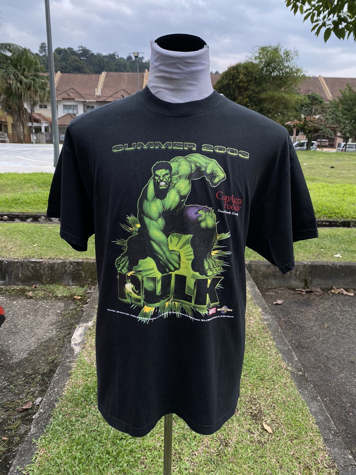 Marvel Comics Last Drop!! Vintage Hulk Movie 2003 Rare Tshirt Size US XL / EU 56 / 4 - 1 Thumbnail