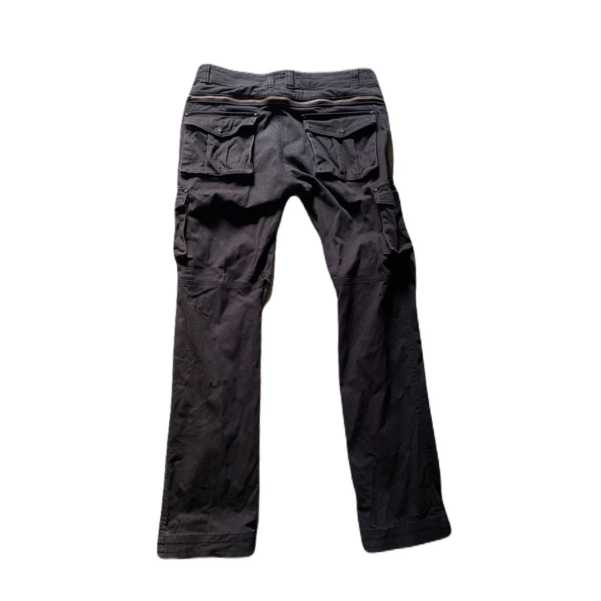 If Six Was Nine 2000s Japanese archive Vkei Zip Design Cargo Pocket Pants Size US 28 / EU 44 - 2 Thumbnail