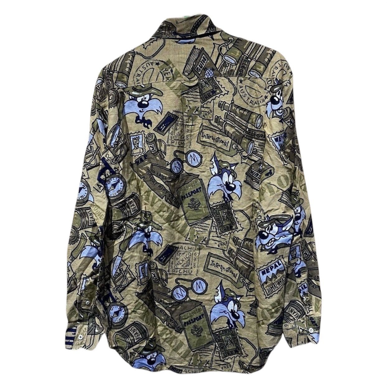 Jean Charles De Castelbajac Vintage JC de Castelbajac x Looney Tunes AOP Button Up Shirt Size US XL / EU 56 / 4 - 2 Thumbnail