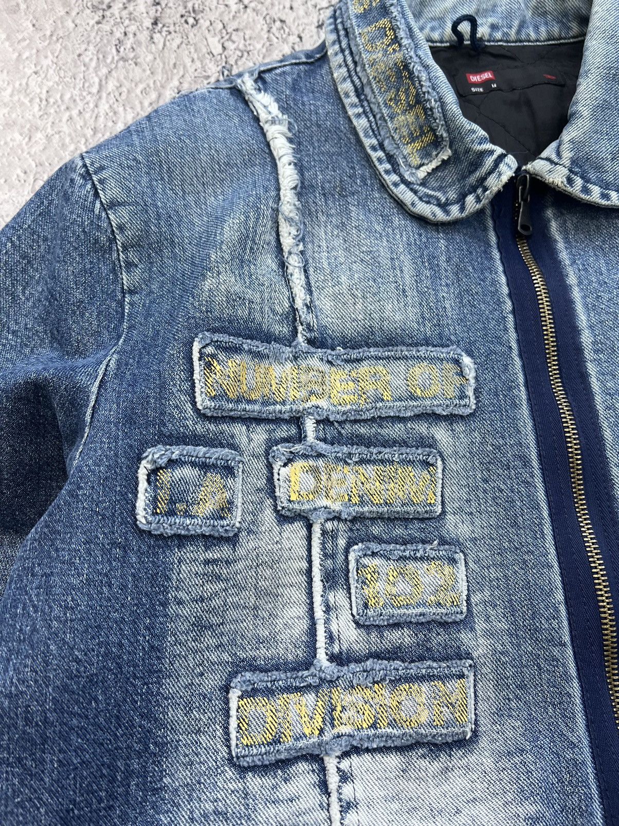 Diesel × Vintage Vintage Diesel Moto Racer Zipper Punk Jacket Avant Garde Size US M / EU 48-50 / 2 - 6 Thumbnail