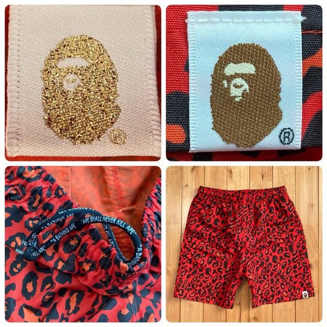 Bape BAPE Leopard camo nylon shorts a bathing ape NIGO ★size S Size US 30 / EU 46 - 7 Thumbnail