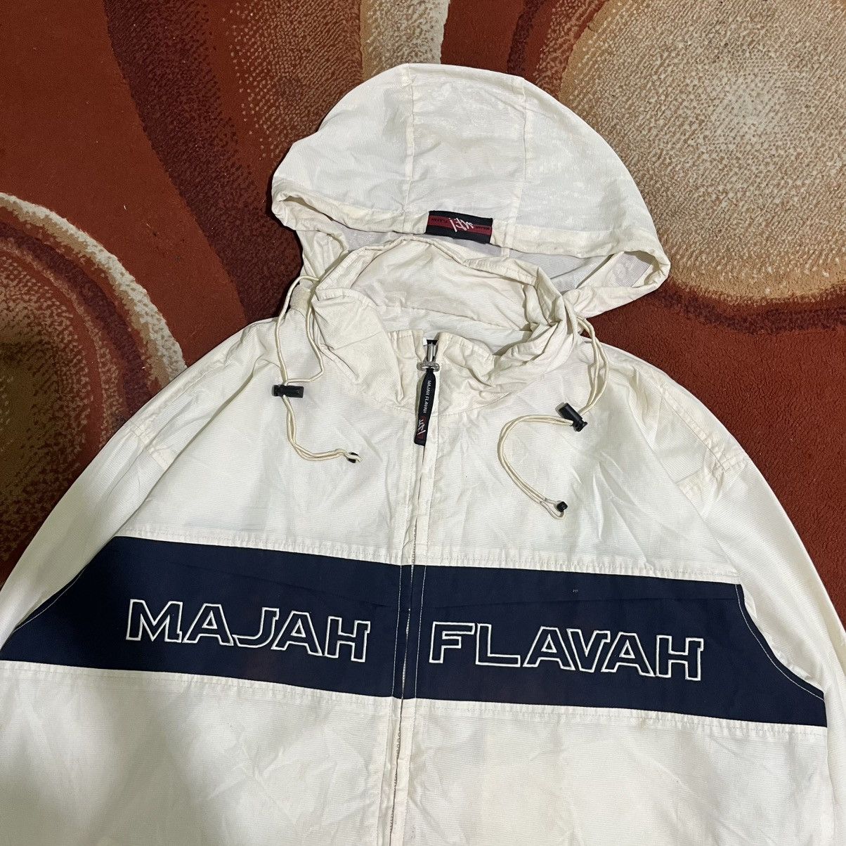 Japanese Brand Majah Flavah Big Logo Jacket Size US L / EU 52-54 / 3 - 2 Thumbnail