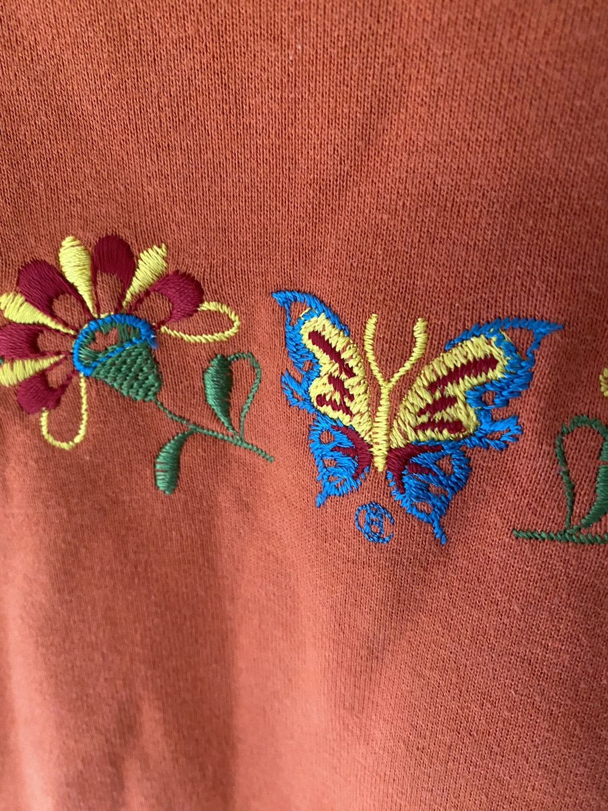 Hysteric Glamour 1990s Ba Tsu Japan Center Butterfly and flower embroidered Size S / US 4 / IT 40 - 6 Thumbnail