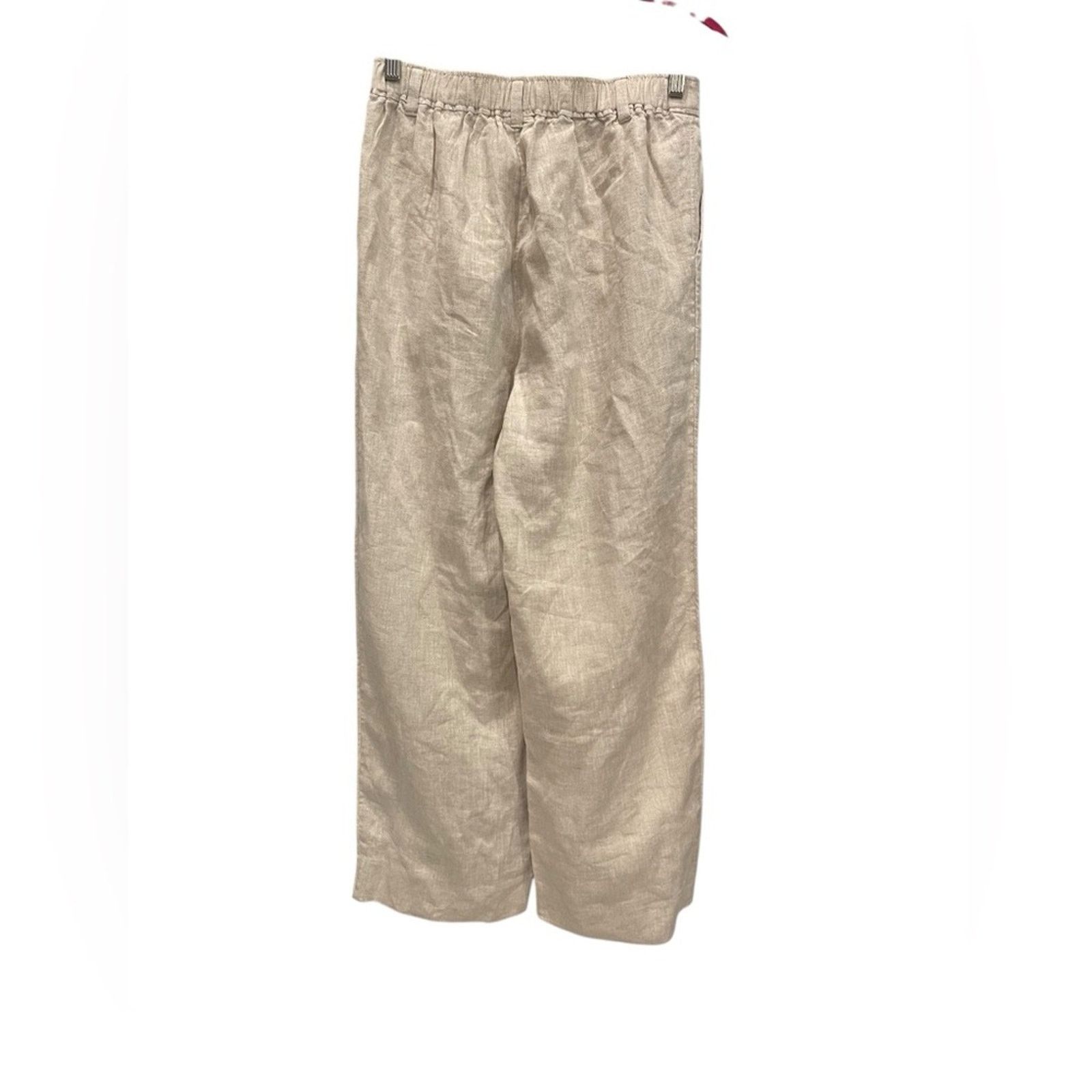 Other Posse Women's Tan linen Pant Size:S Size 28" / US 6 / IT 42 - 4 Thumbnail