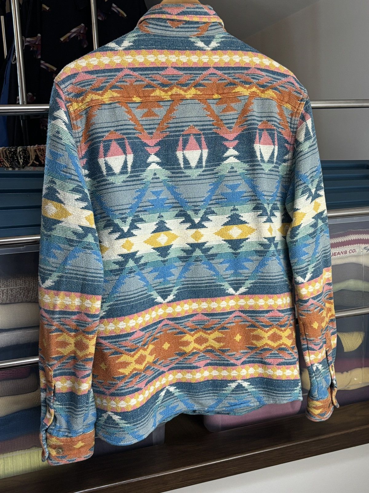 Urban Outfitters Urban Outfitters Aztec Print Overshirt Jacket Size US S / EU 44-46 / 1 - 5 Thumbnail