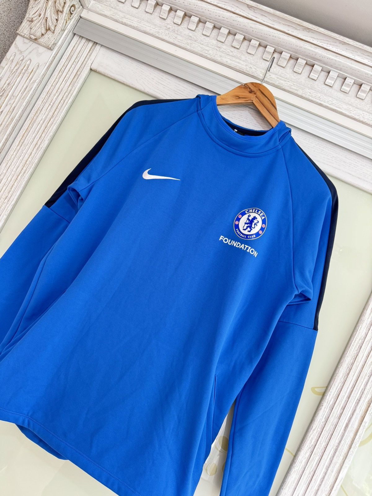 Nike Chelsea 2019-2020 Soccer Tracksuit Jacket Football Jersey Size US M / EU 48-50 / 2 - 4 Thumbnail
