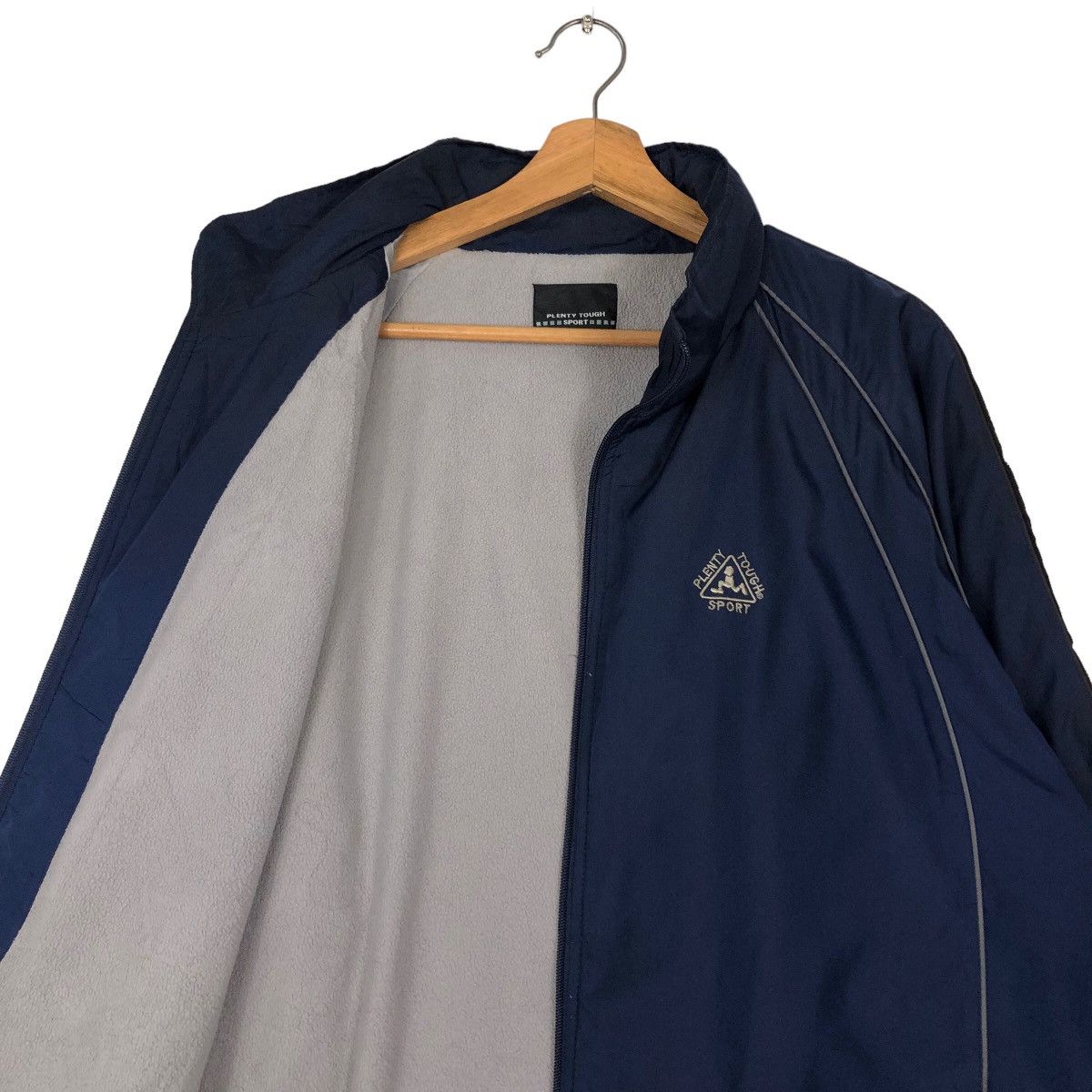 Japanese Brand 🔥Zipper Jacket Streetwear Plenty Tough Sport Big Logo Size US L / EU 52-54 / 3 - 12 Thumbnail