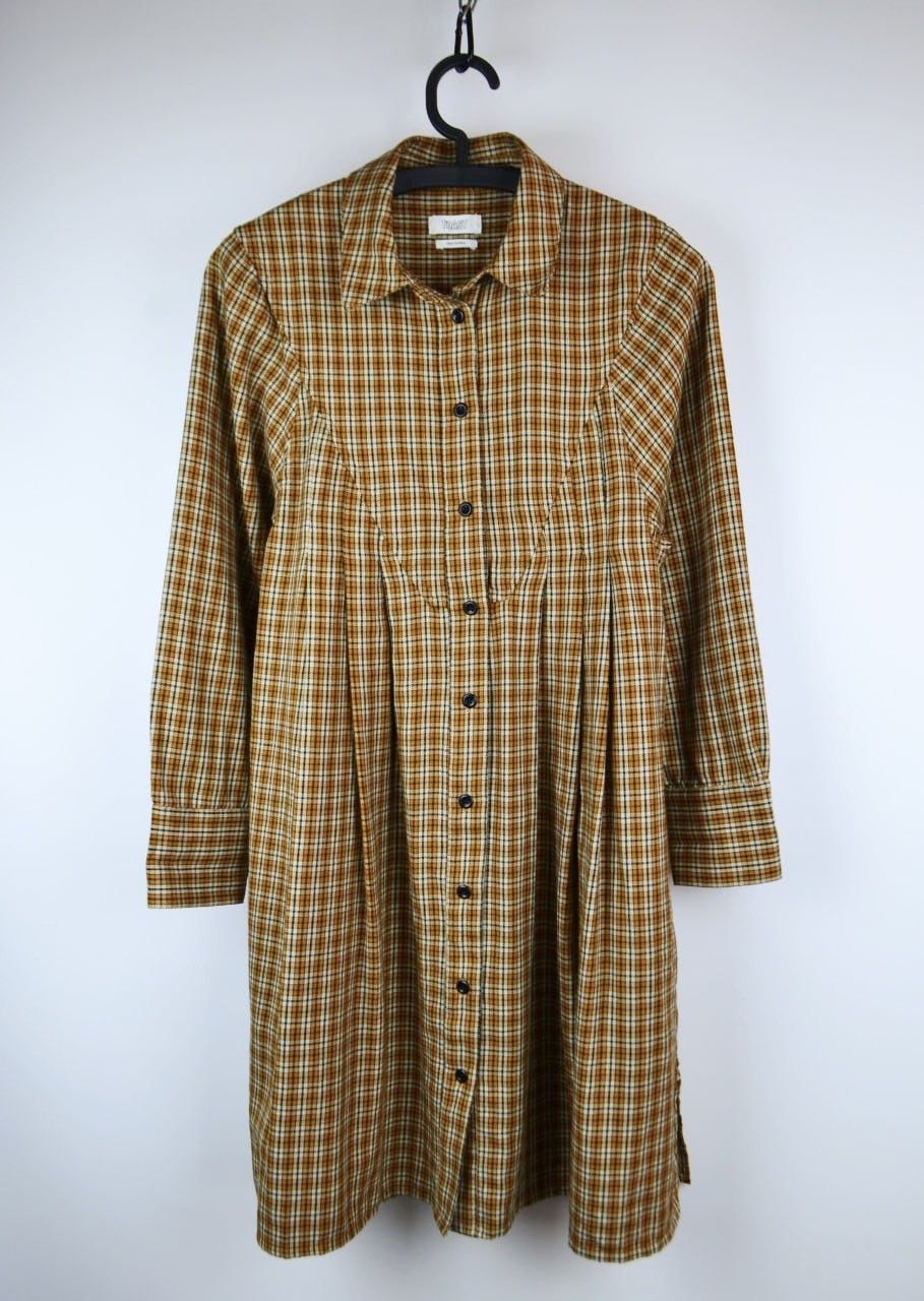 Designer Toast Swing Shirt Dress Size 8 Oversized Brushed Cotton Size S / US 4 / IT 40 - 1 Thumbnail