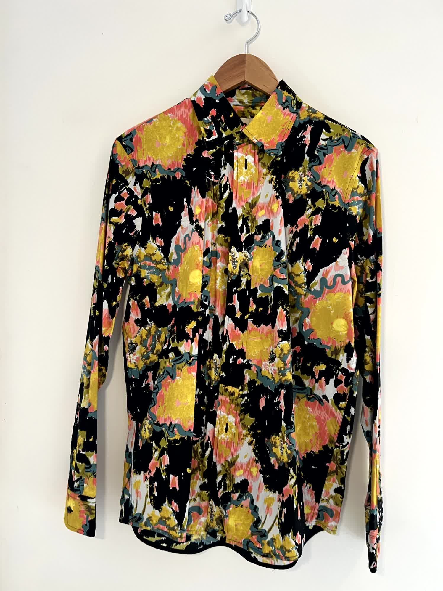 Marni Vibrant Abstract Print Button-Up Collared Shirt Size US S / EU 44-46 / 1 - 2 Thumbnail