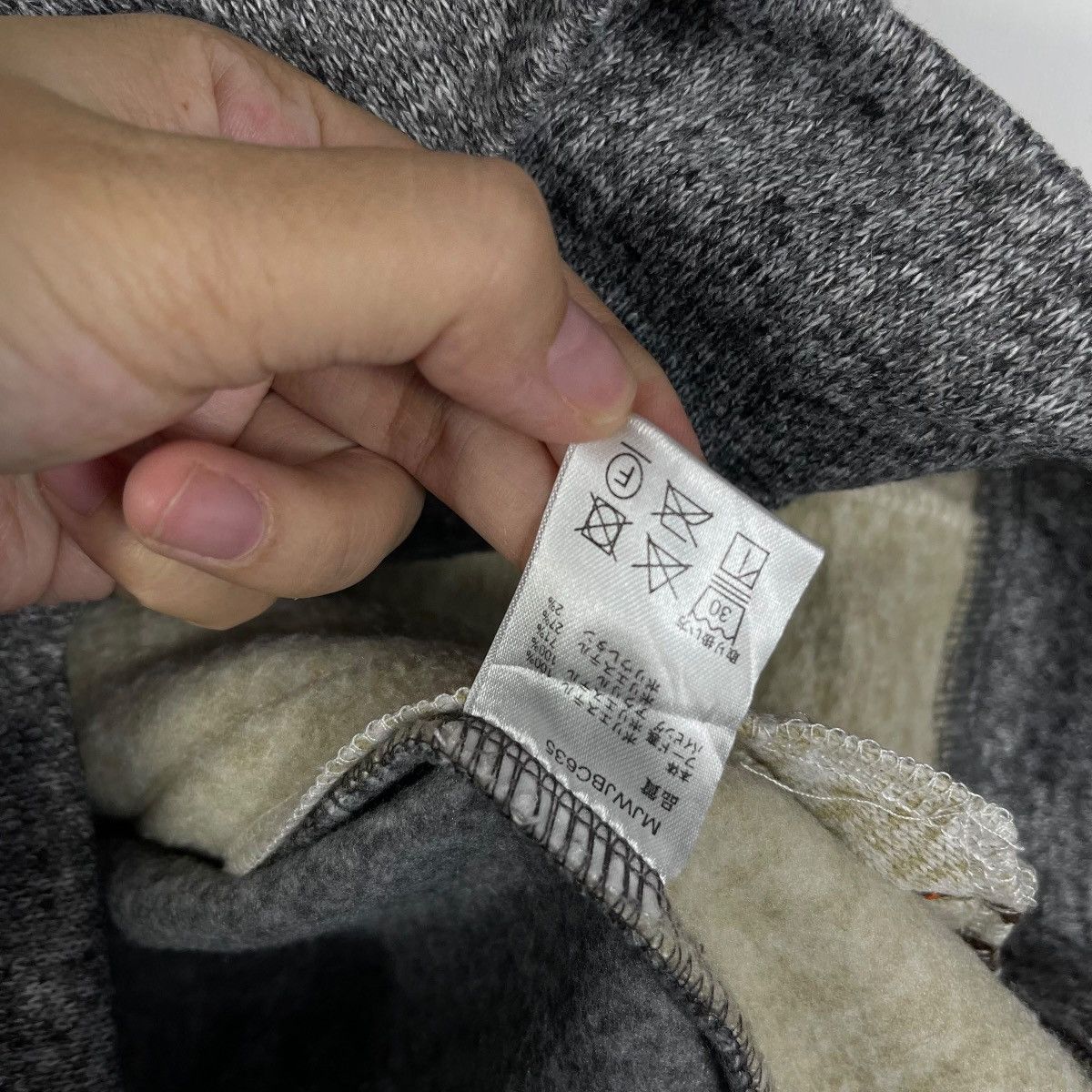 Vintage Titicaca Patchwork Knit Hoodie Jacket Ethnic Pattern Fleece Size US M / EU 48-50 / 2 - 9 Thumbnail