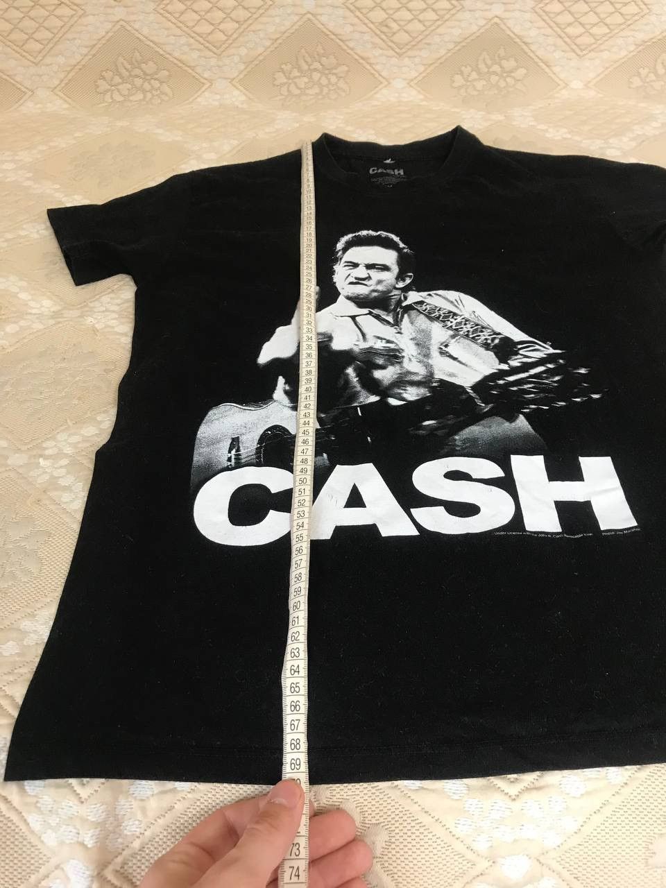 Band Tees 🔥 Vintage Johnny Cash Black T Shirt Band Music USA Size US M / EU 48-50 / 2 - 7 Thumbnail
