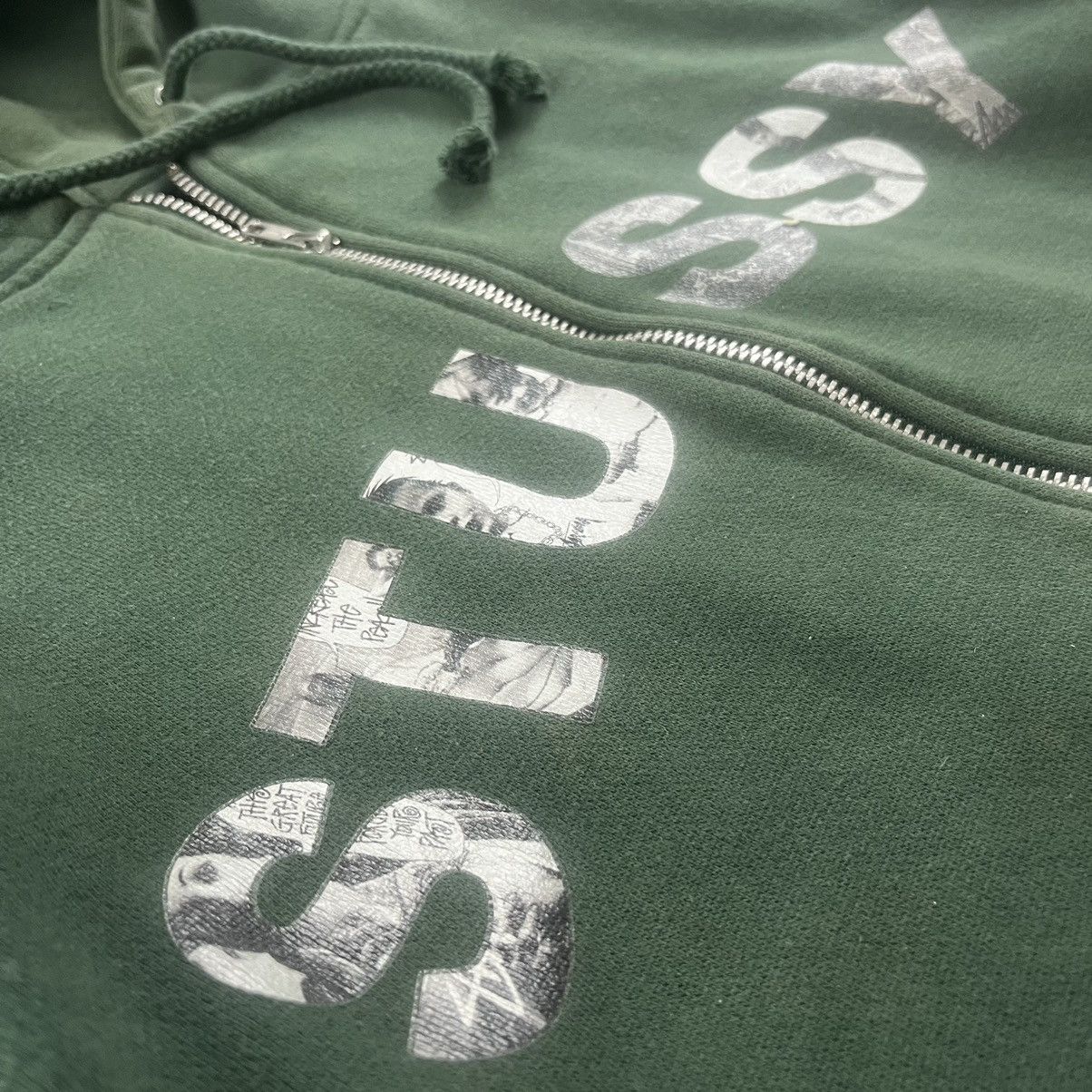 Other Vintage Stussy Spellout Zipper Hoodie Jacket Size US L / EU 52-54 / 3 - 7 Thumbnail