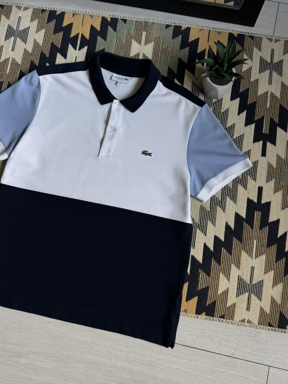 Lacoste Vintage Lacoste Luxury Polo T-shirt Size US L / EU 52-54 / 3 - 3 Thumbnail