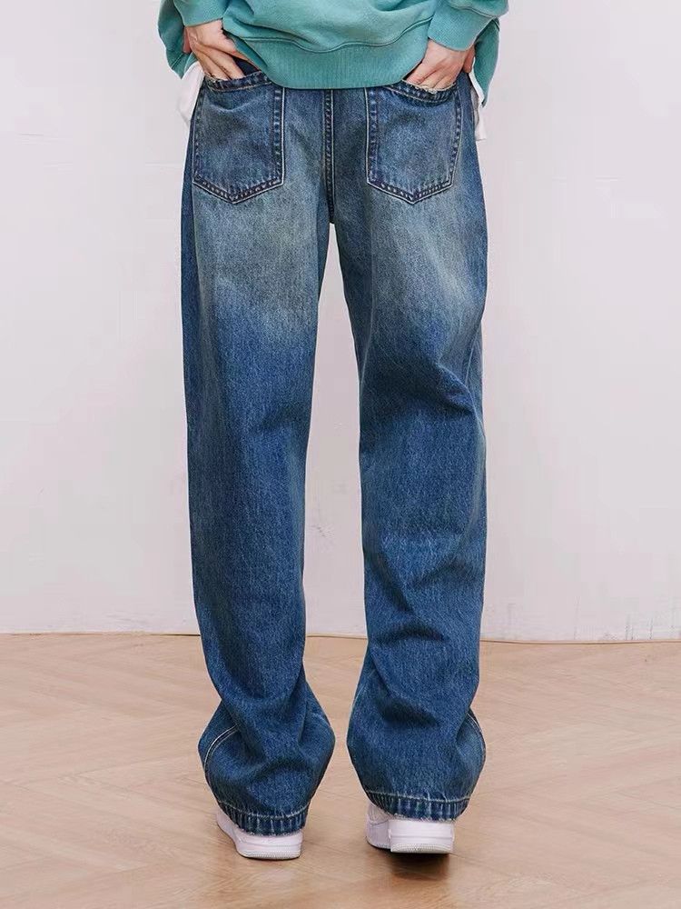 Japanese Brand × Jean Vintage washed straight leg heavyweight rare jeans Size US 32 / EU 48 - 2 Thumbnail
