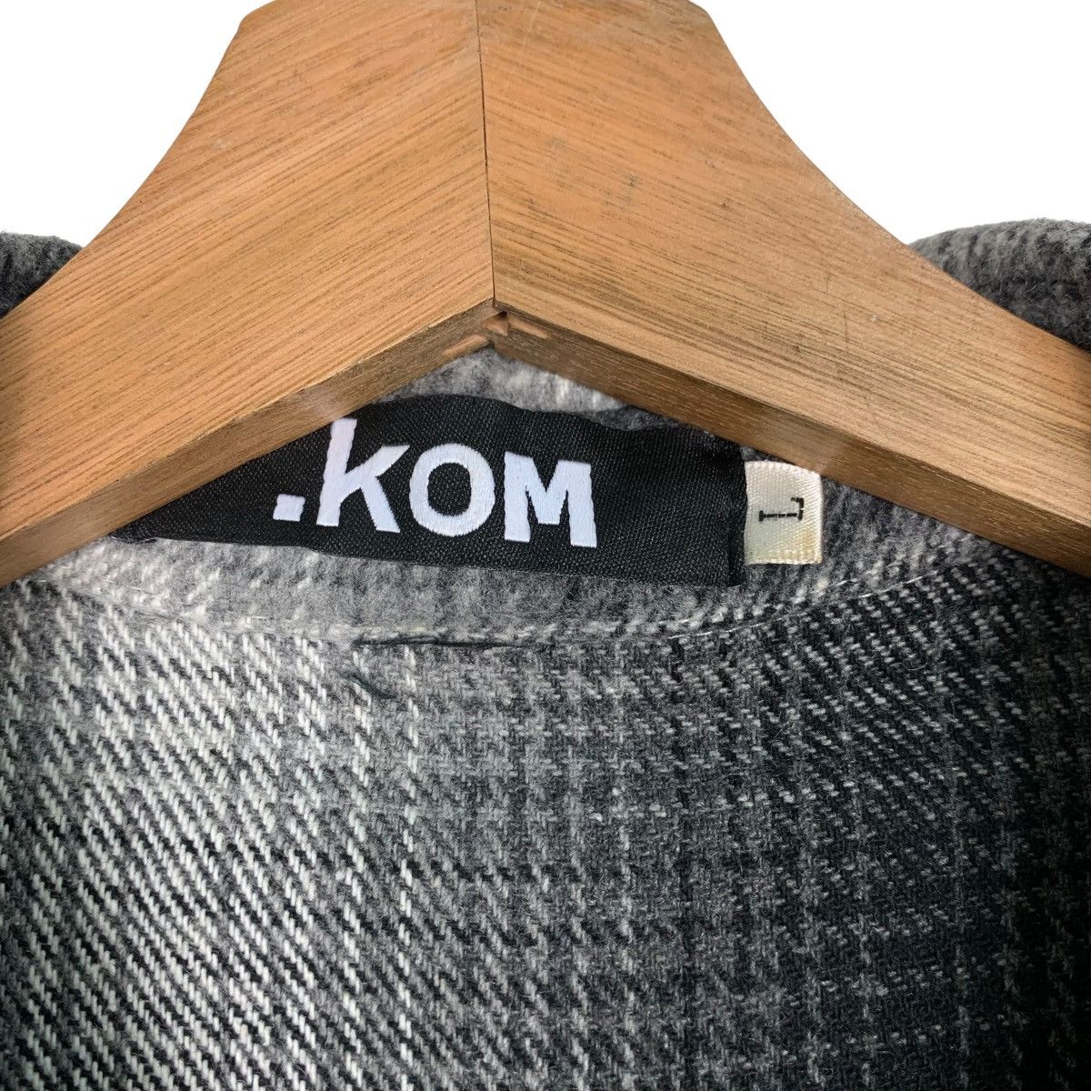 Japanese Brand .KOM Aestheticview Fashion Snap Button Jacket #0328-C15 Size US L / EU 52-54 / 3 - 18 Thumbnail