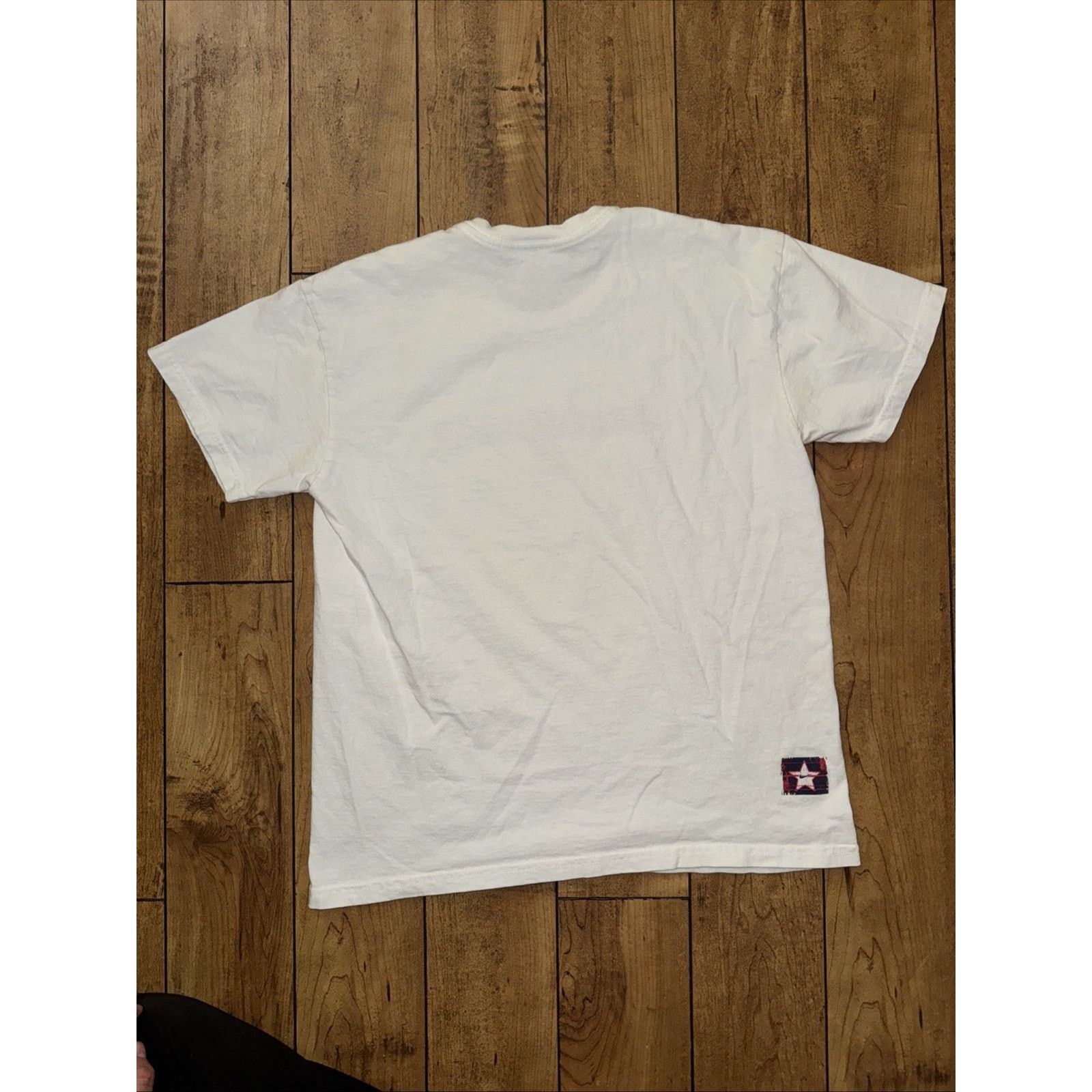 Nike × Vintage Vintage Nike Silver Tag Box Logo Graphic T-Shirt White LUSA Size US L / EU 52-54 / 3 - 4 Thumbnail