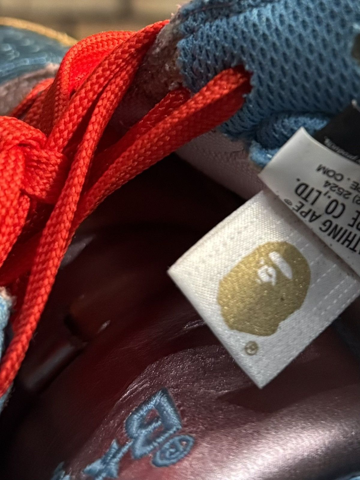 Bape ROADSTA BATHING APE BAPE SNEAKERS TRAINERS FOIL METALLIC Size US 9.5 / EU 42-43 - 7 Thumbnail