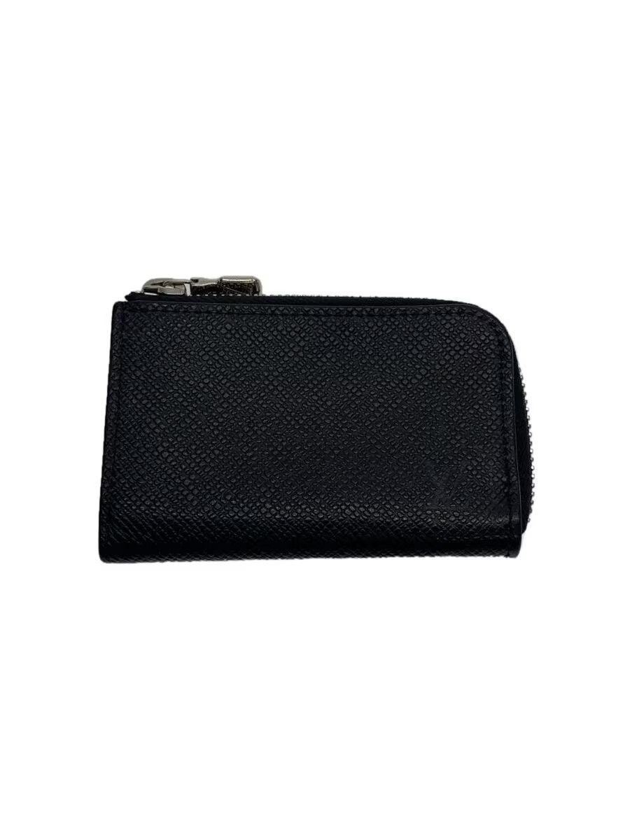 Louis Vuitton Louis Vuitton Plain Leather Coin Case Black Size ONE SIZE - 1 Thumbnail