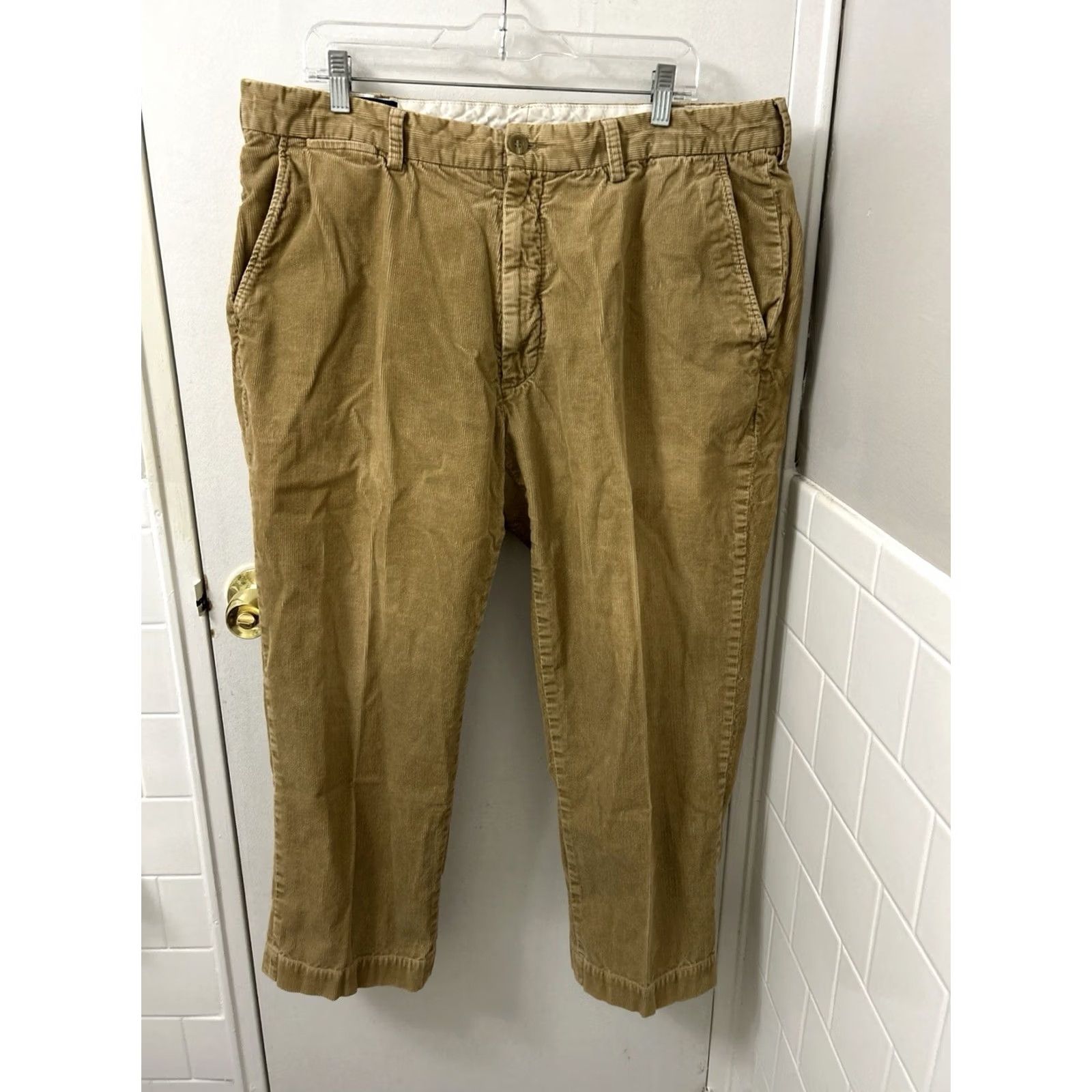 Polo Ralph Lauren VINTAGE Polo Ralph Lauren Prospect Pant Men 40x26 Tan Corduroy Trousers Size US L / EU 52-54 / 3 - 2 Thumbnail