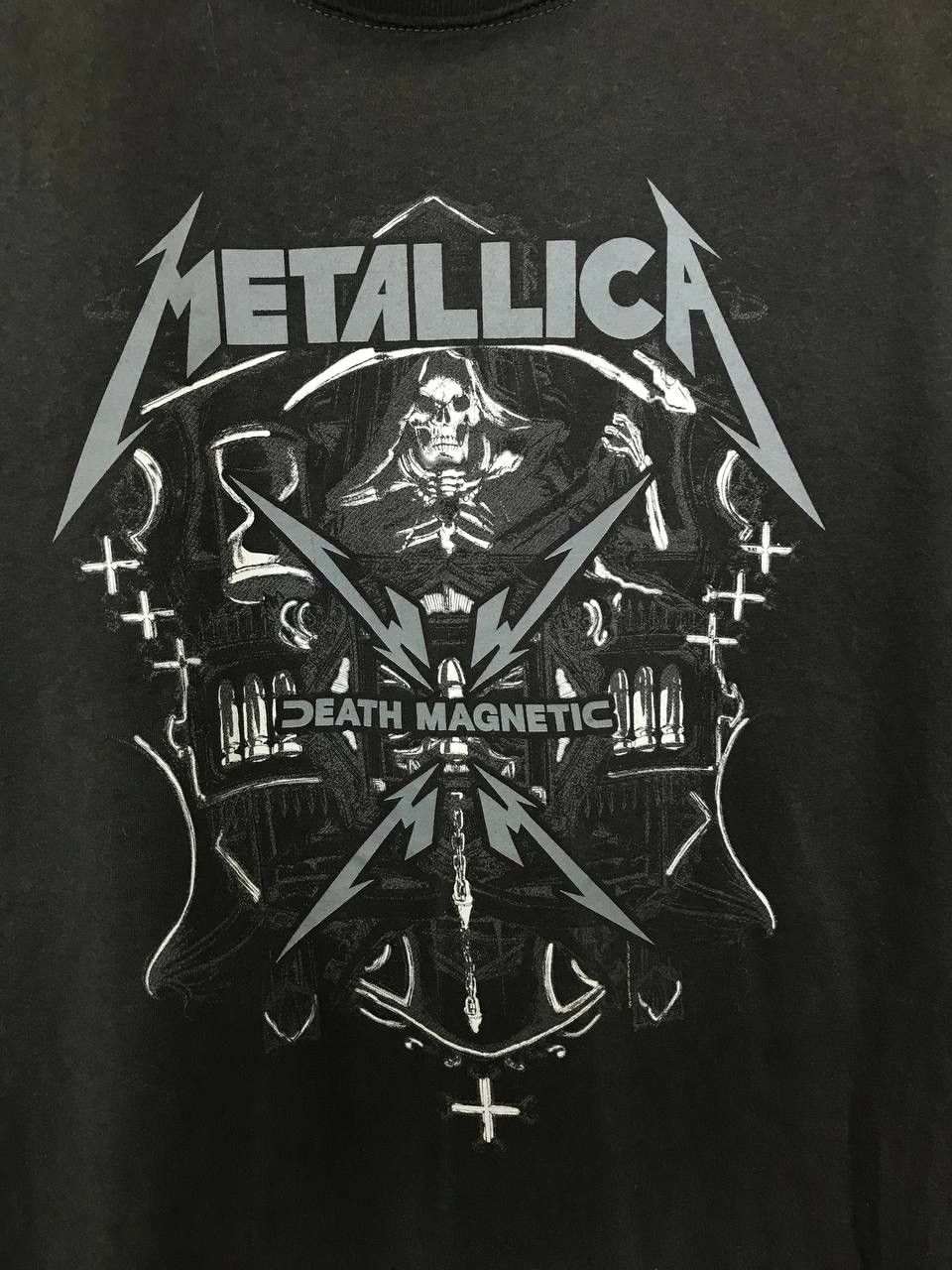 Band Tees Metallica Death Magnetic Skulls rock band tee Size US XL / EU 56 / 4 - 3 Thumbnail