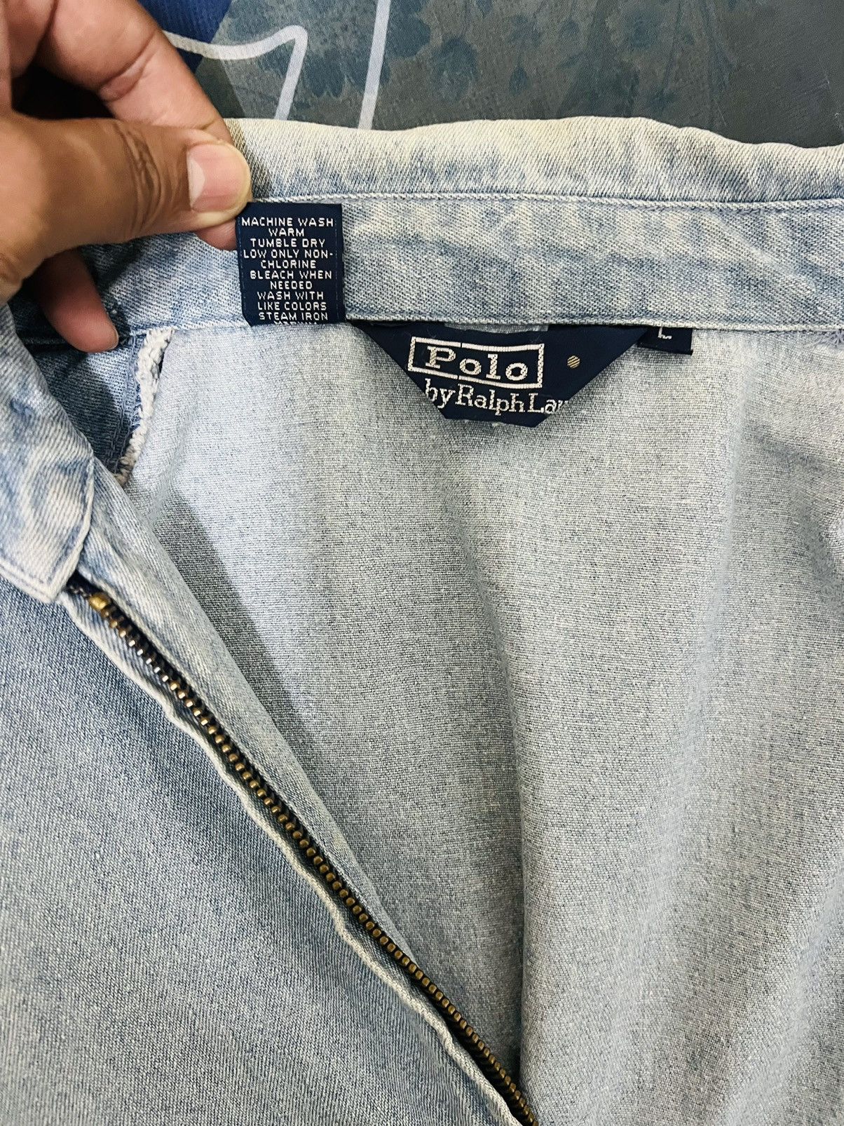 Designer × Polo Ralph Lauren × Vintage Vintage Polo Ralph Lauren Zipper Jacket Size US L / EU 52-54 / 3 - 10 Thumbnail
