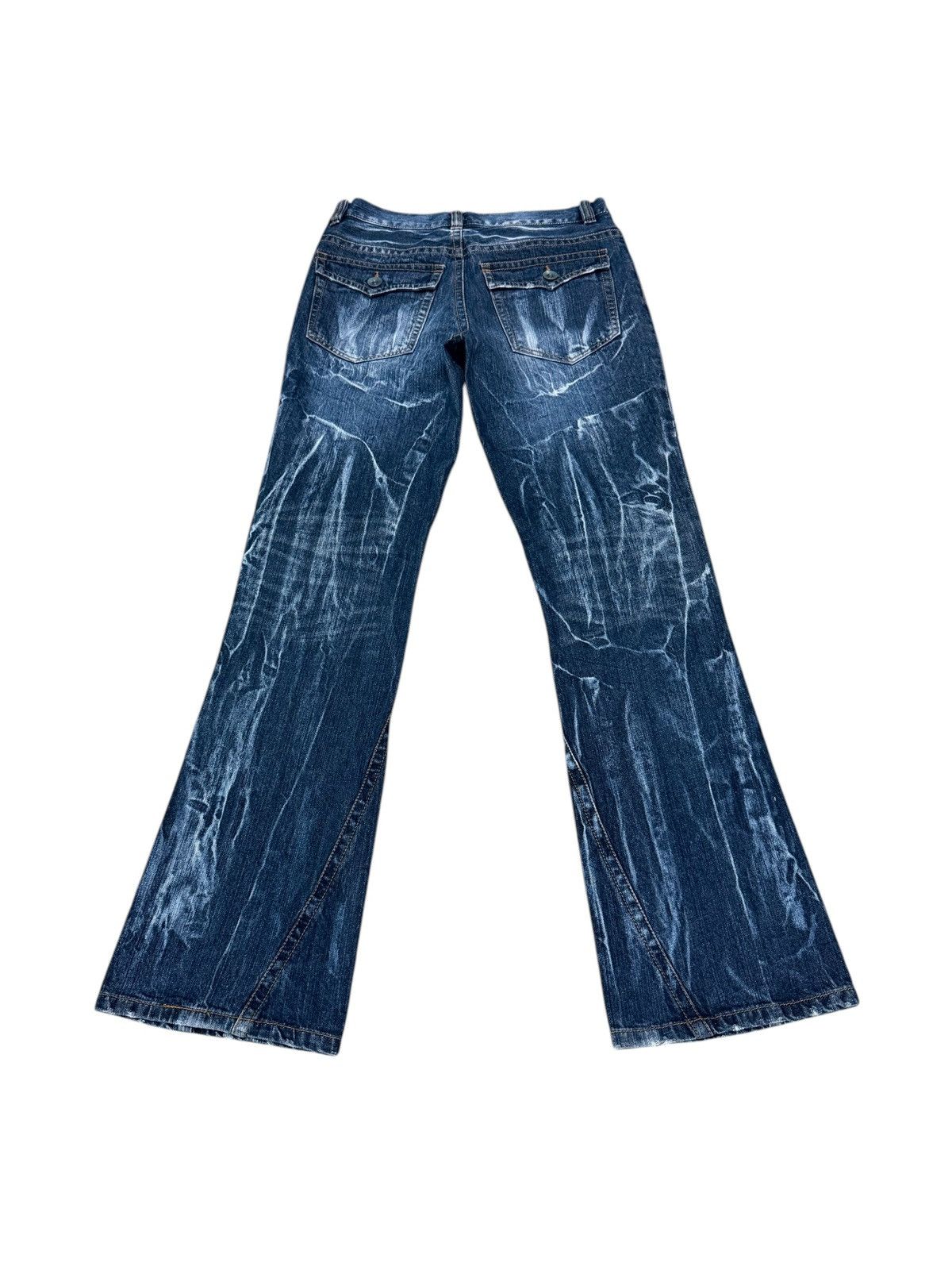 Japanese Brand JAPANESE BRAND SIGNAL POINT FLARE JEANS Size US 31 - 5 Thumbnail