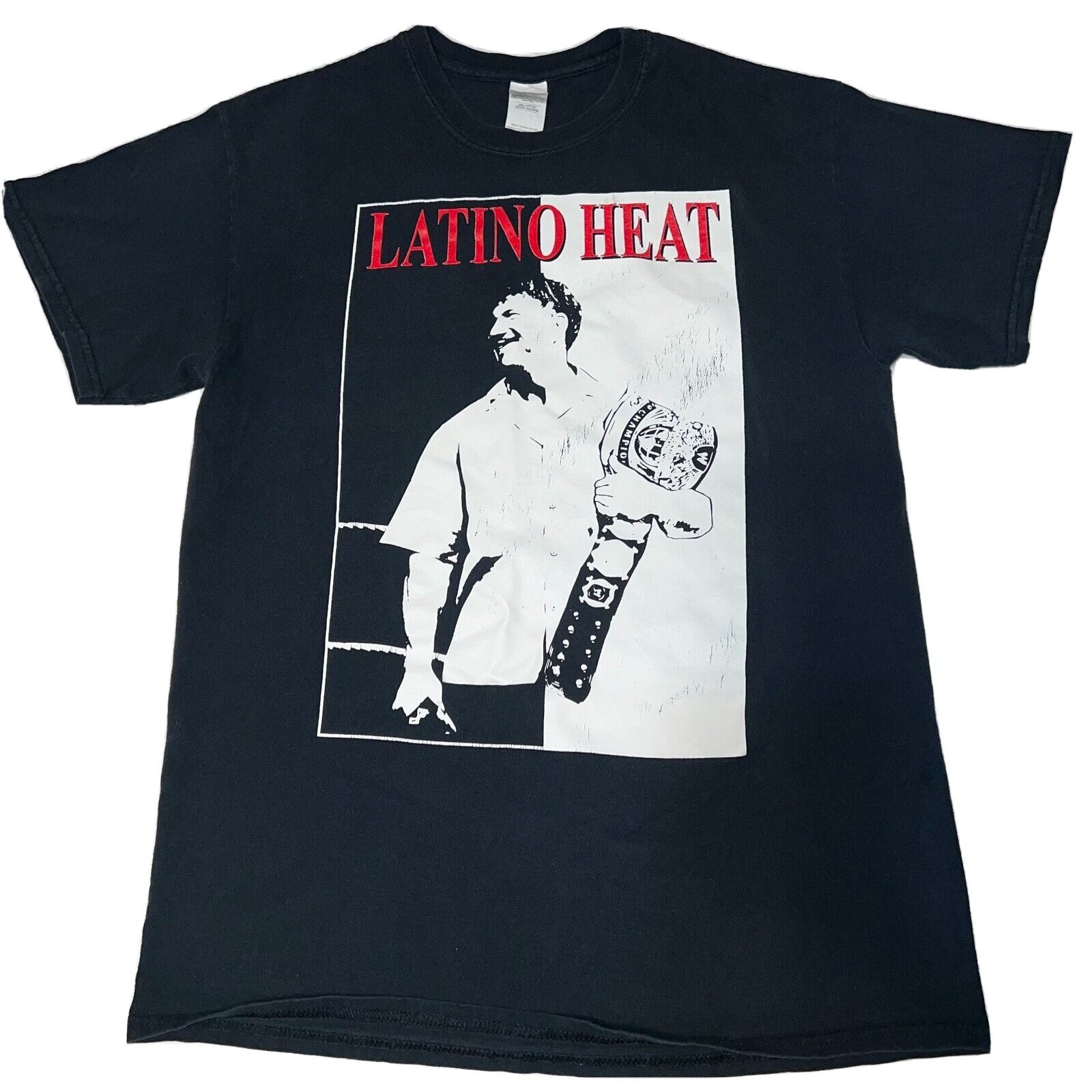 Gildan Vintage Eddie Guerrero WWE Latino Heat Shirt Men's Medium Size US M / EU 48-50 / 2 - 1 Thumbnail