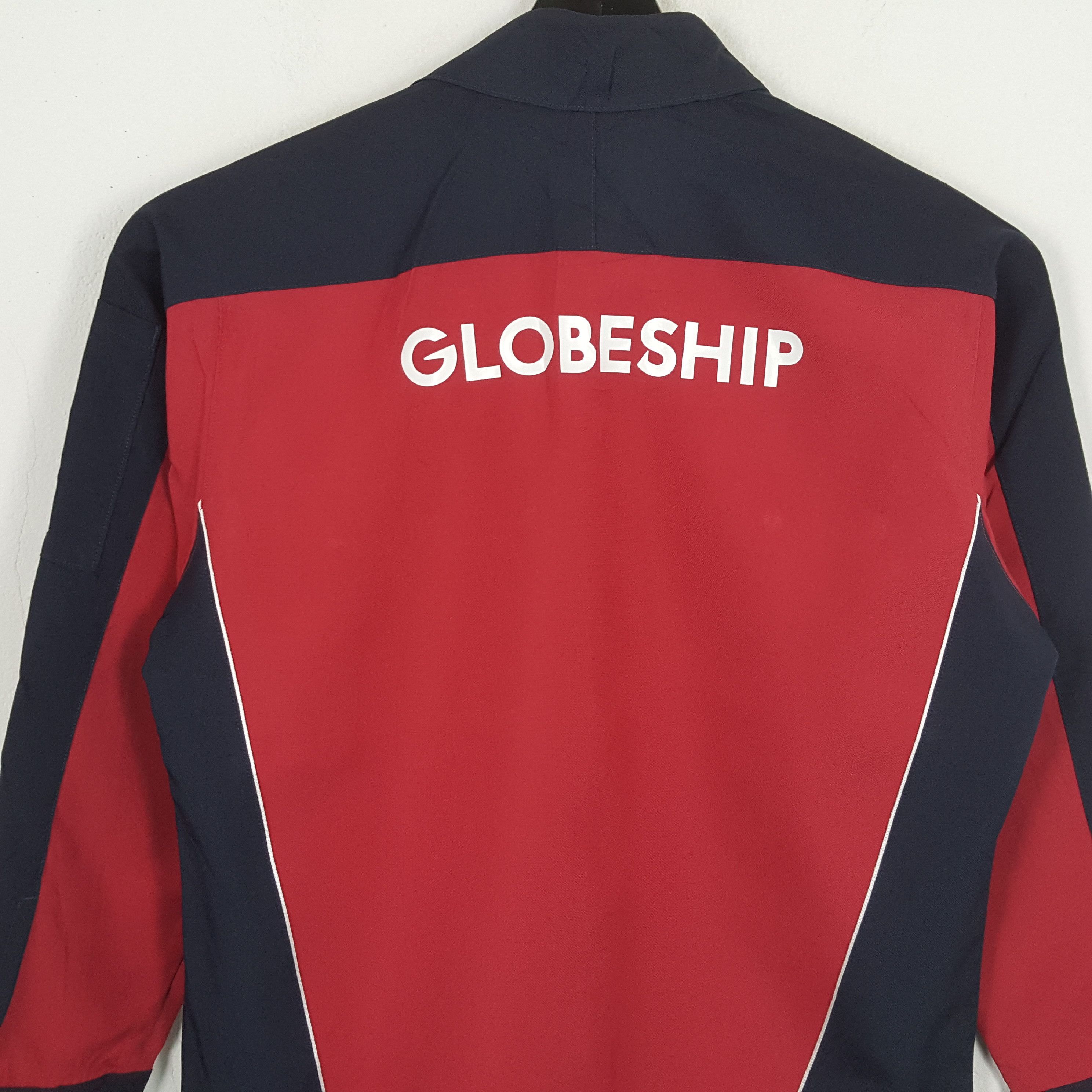 Vintage GLOBESHIP Workers Workwear Jacket Size US M / EU 48-50 / 2 - 2 Thumbnail
