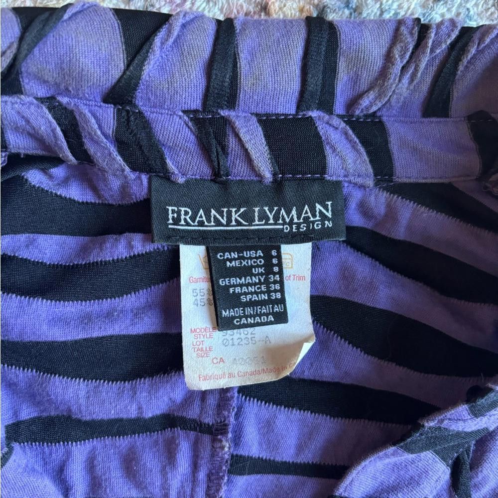 Designer Y2k zebra purple top Size M / US 6-8 / IT 42-44 - 3 Thumbnail