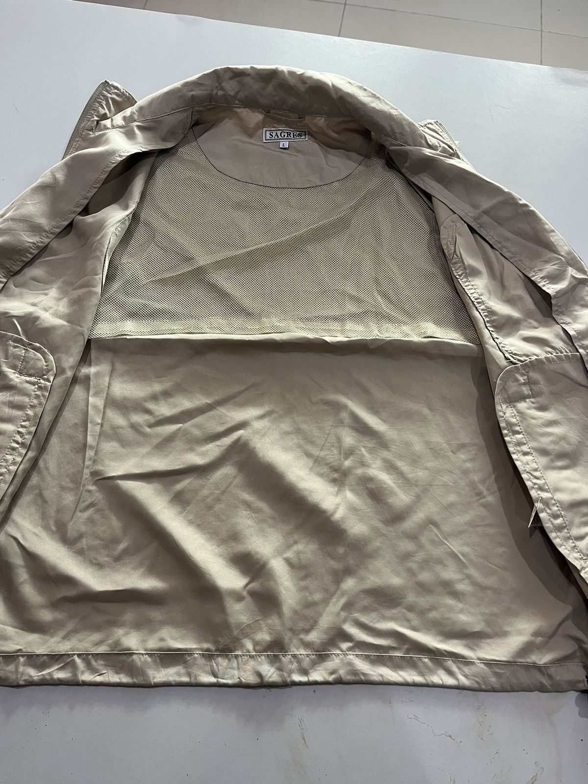 Japanese Brand Sagres Basic Nylon Vest Size US L / EU 52-54 / 3 - 4 Thumbnail