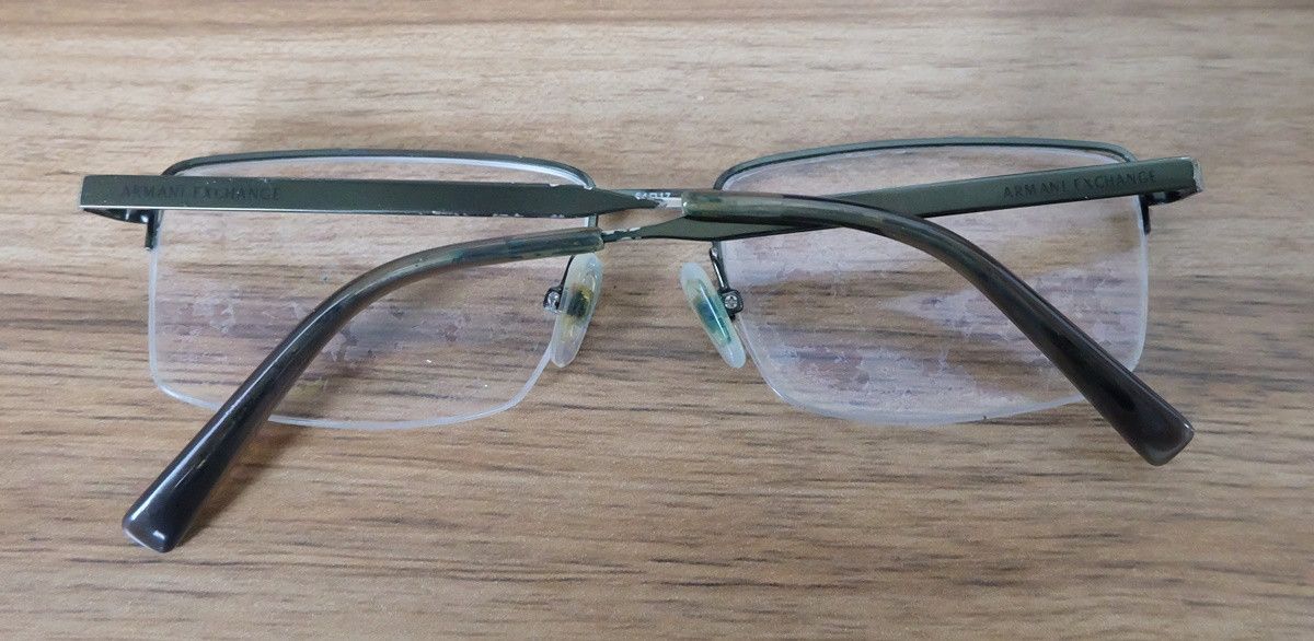Armani Exchange Armani Exchange AX1027 Half Rim Eyeglasses Size ONE SIZE - 7 Thumbnail