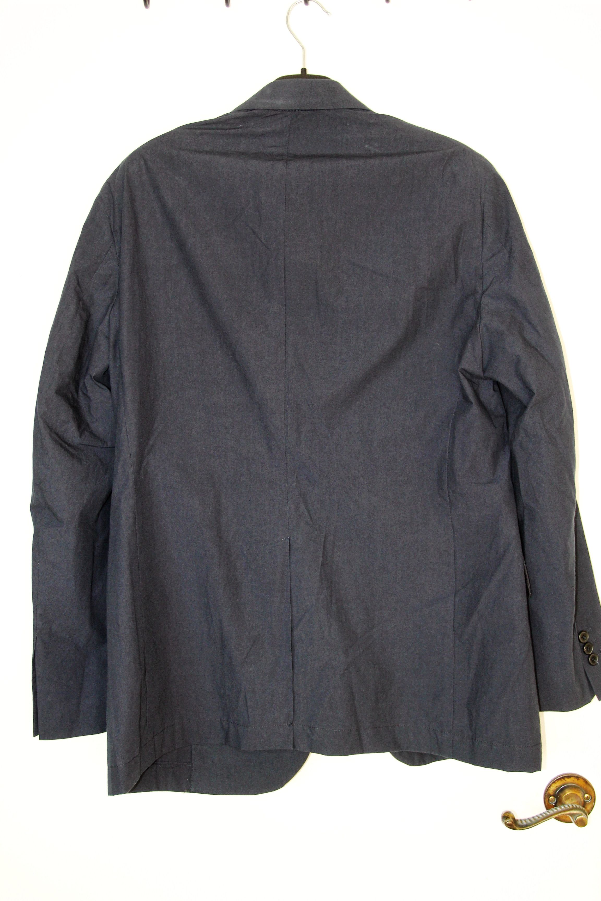 Other BNWT SS24 ECOLE DE PENSEE NAVY POPLIN JACKET 48 Size US M / EU 48-50 / 2 - 3 Thumbnail
