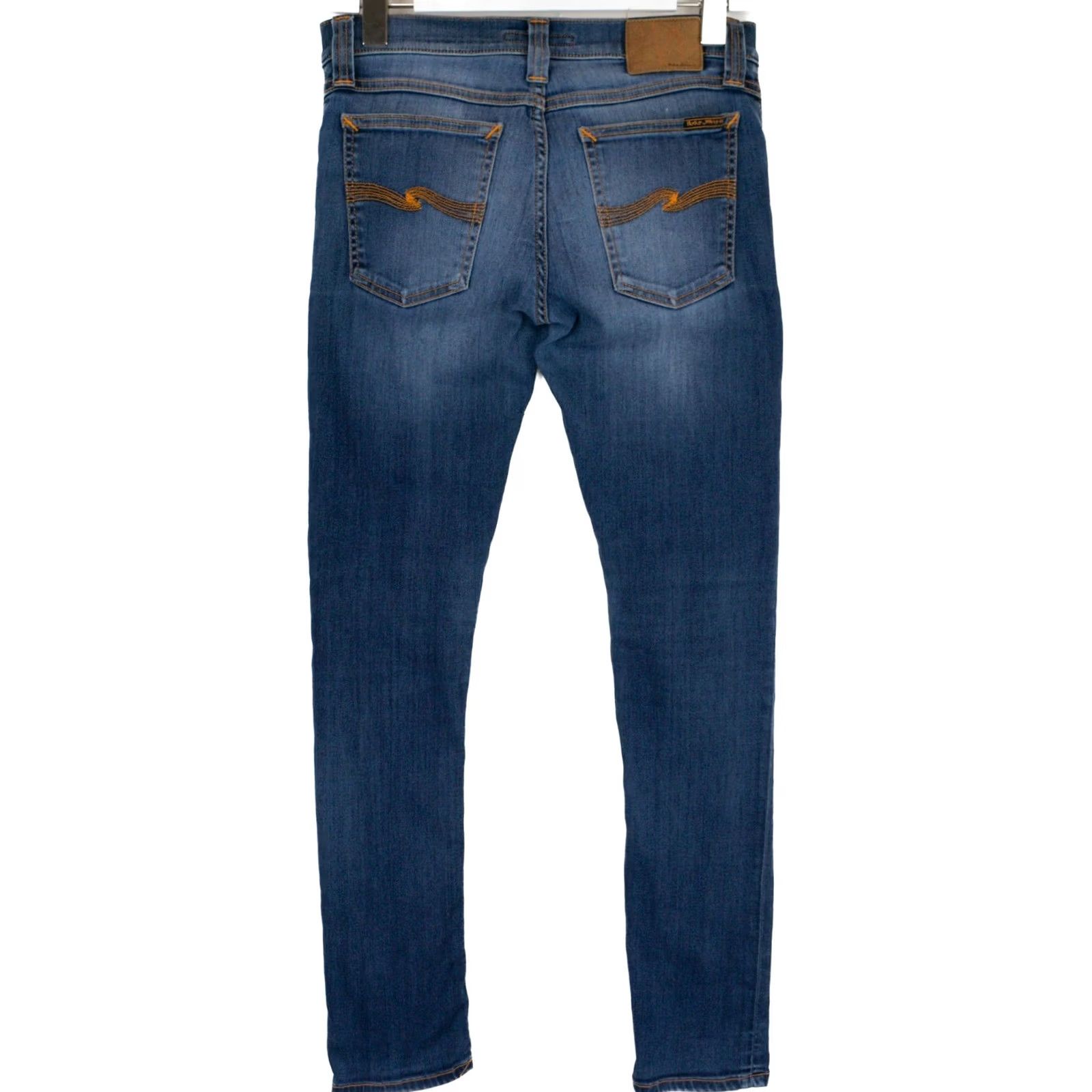 Vintage NUDIE Tight Long John Starlight Blue Jeans Slim W28/L32 Men Size US 28 / EU 44 - 2 Thumbnail