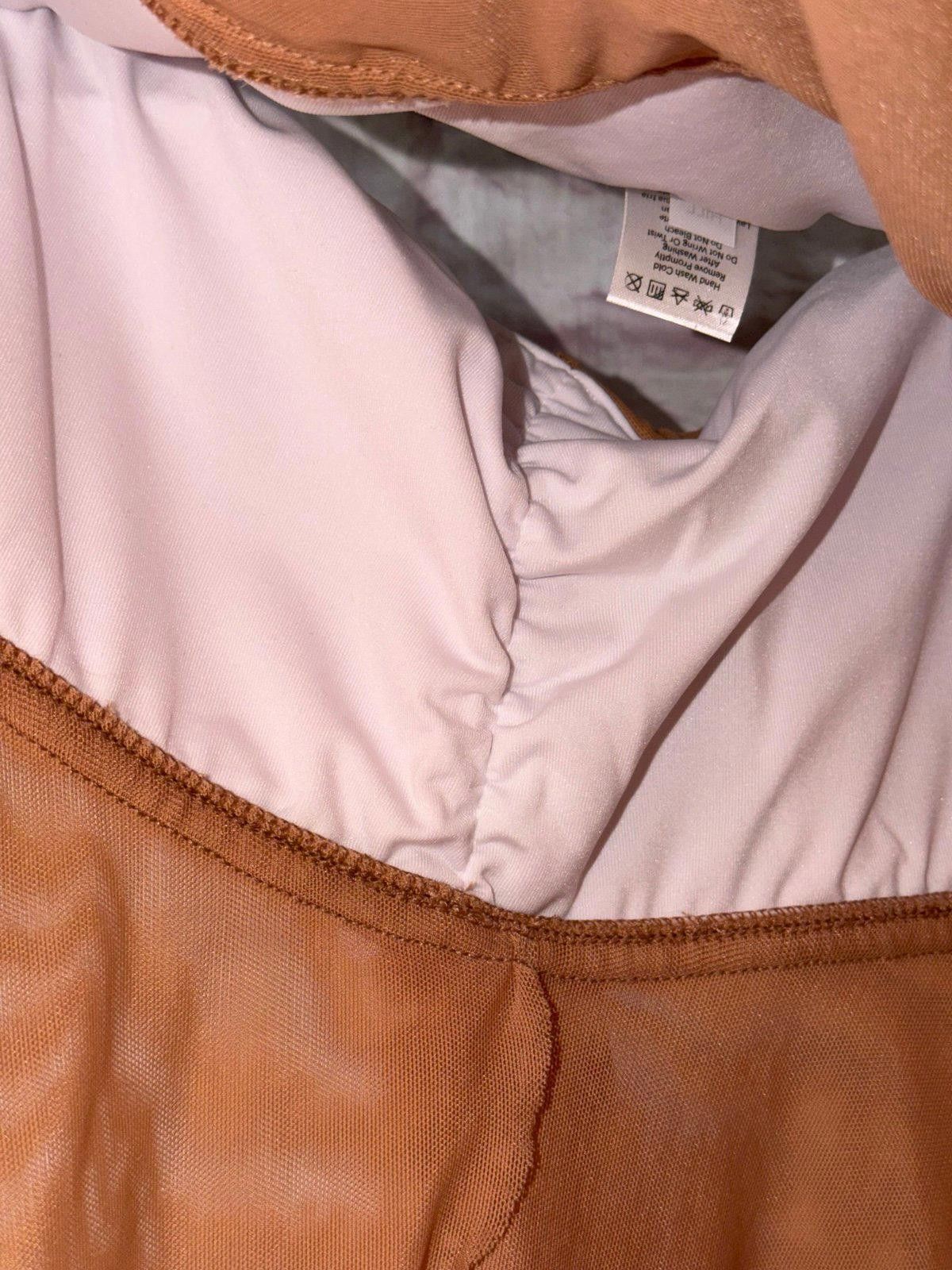 Venus VENUS Women's Halter Top in Tan Size 16 Size XXL / US 16-18 / IT 52-54 - 7 Thumbnail