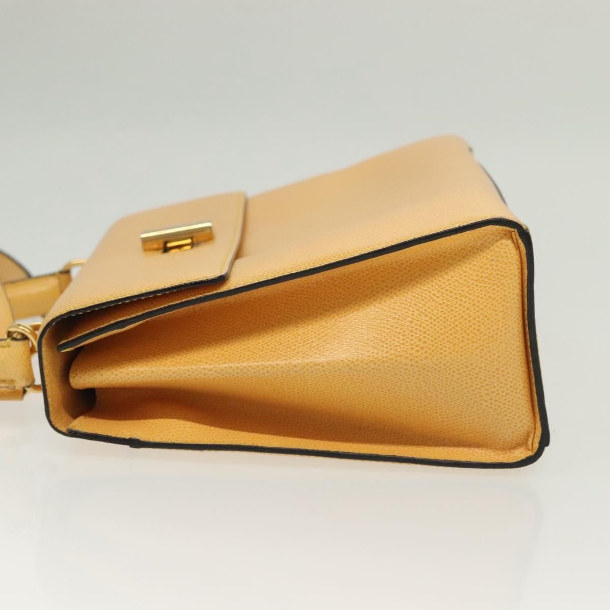 Celine CELINE Hand Bag Leather Yellow Size ONE SIZE - 5 Thumbnail