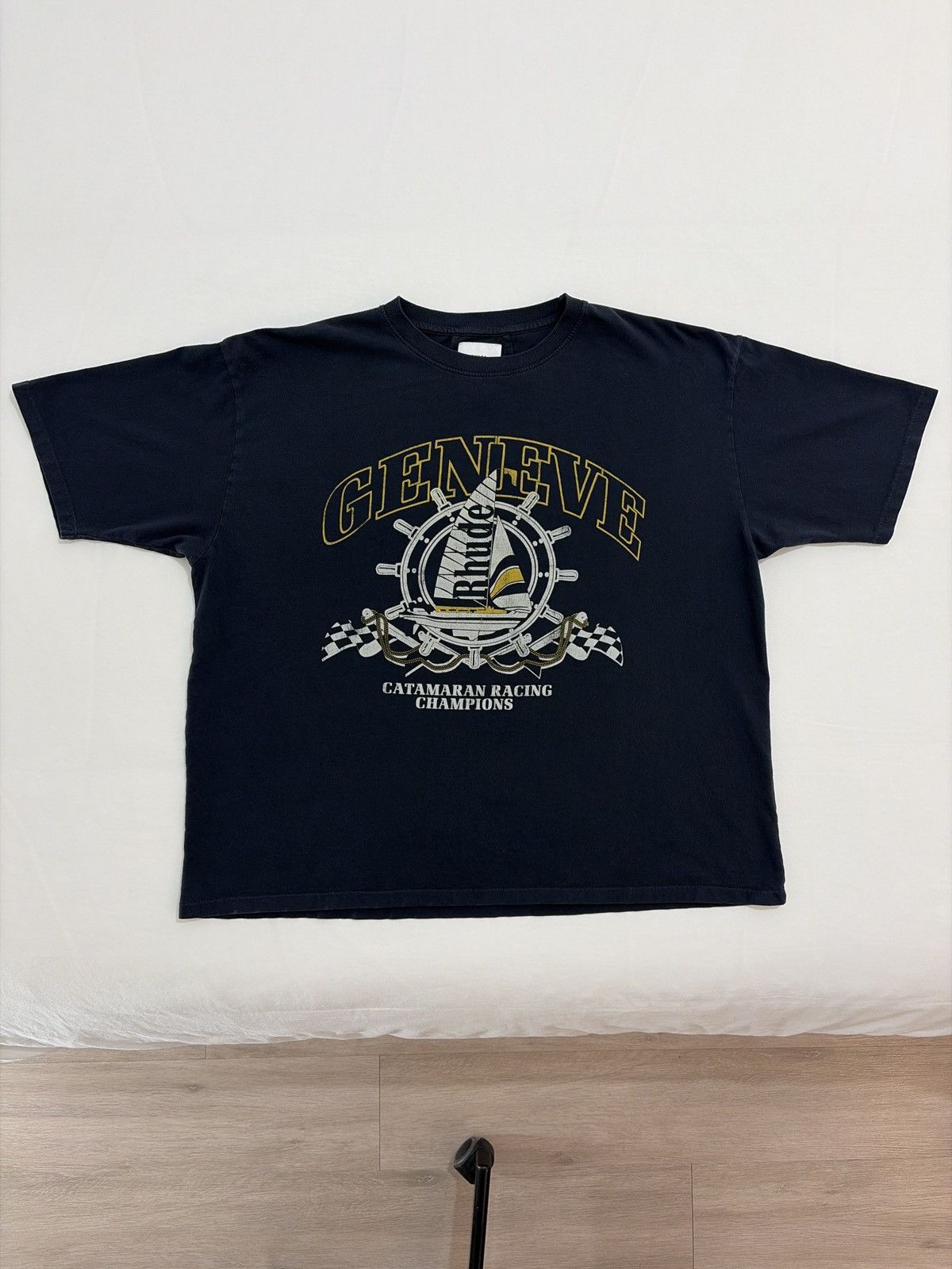 Rhude Rhude Geneve Catamaran Racing Champions Tee Size US L / EU 52-54 / 3 - 1 Thumbnail