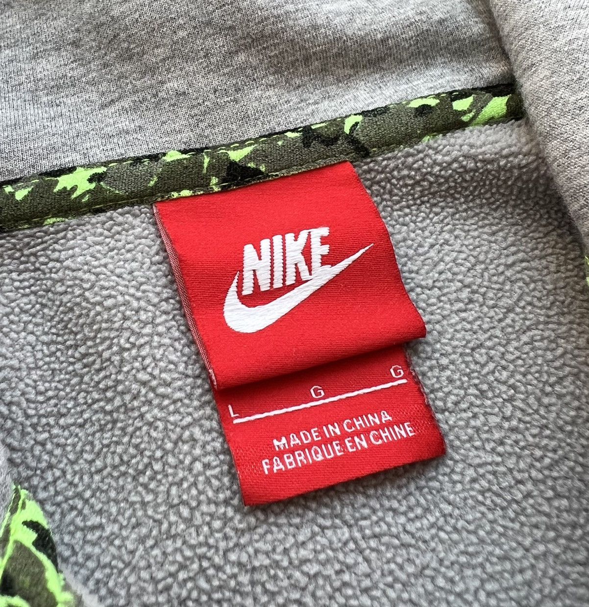 Nike Nike NBA Kobe Bryant Gray Zip Up Basketball Hoodie Size US L / EU 52-54 / 3 - 6 Thumbnail