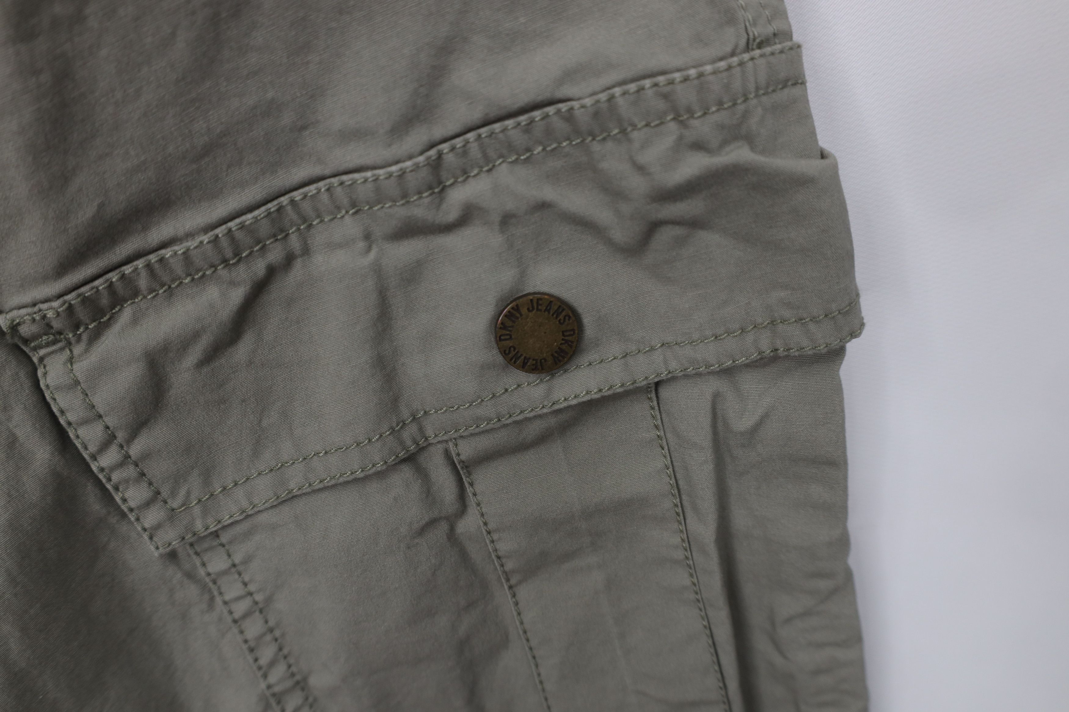 DKNY Vintage Y2K DKNY Adjustable Wide Leg Joggers Cargo Pants Size US 38 / EU 54 - 5 Thumbnail