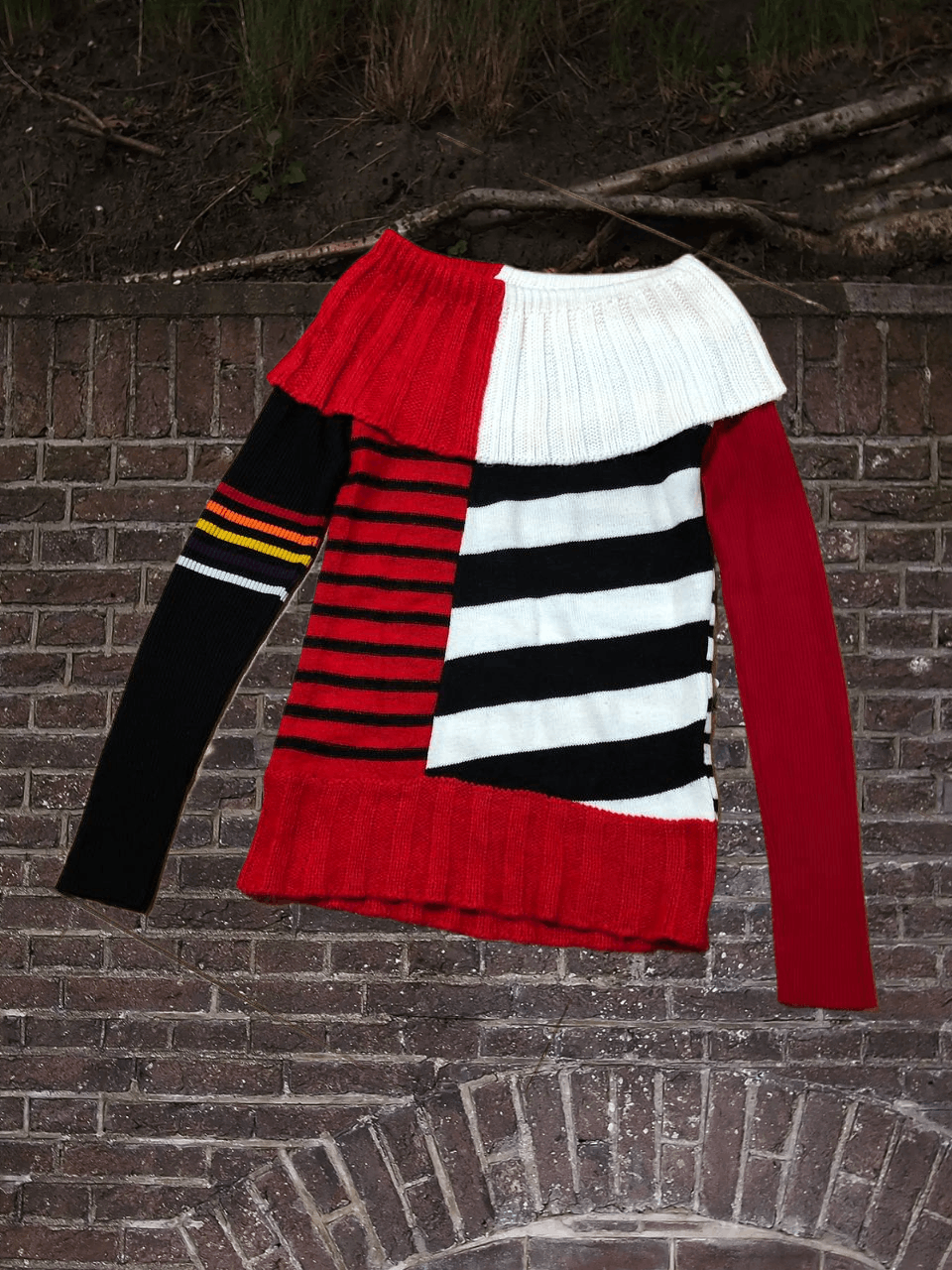 Miss Sixty Vintage Miss Sixty Sweater Stripe Ribbed Size L / US 10 / IT 46 - 1 Thumbnail