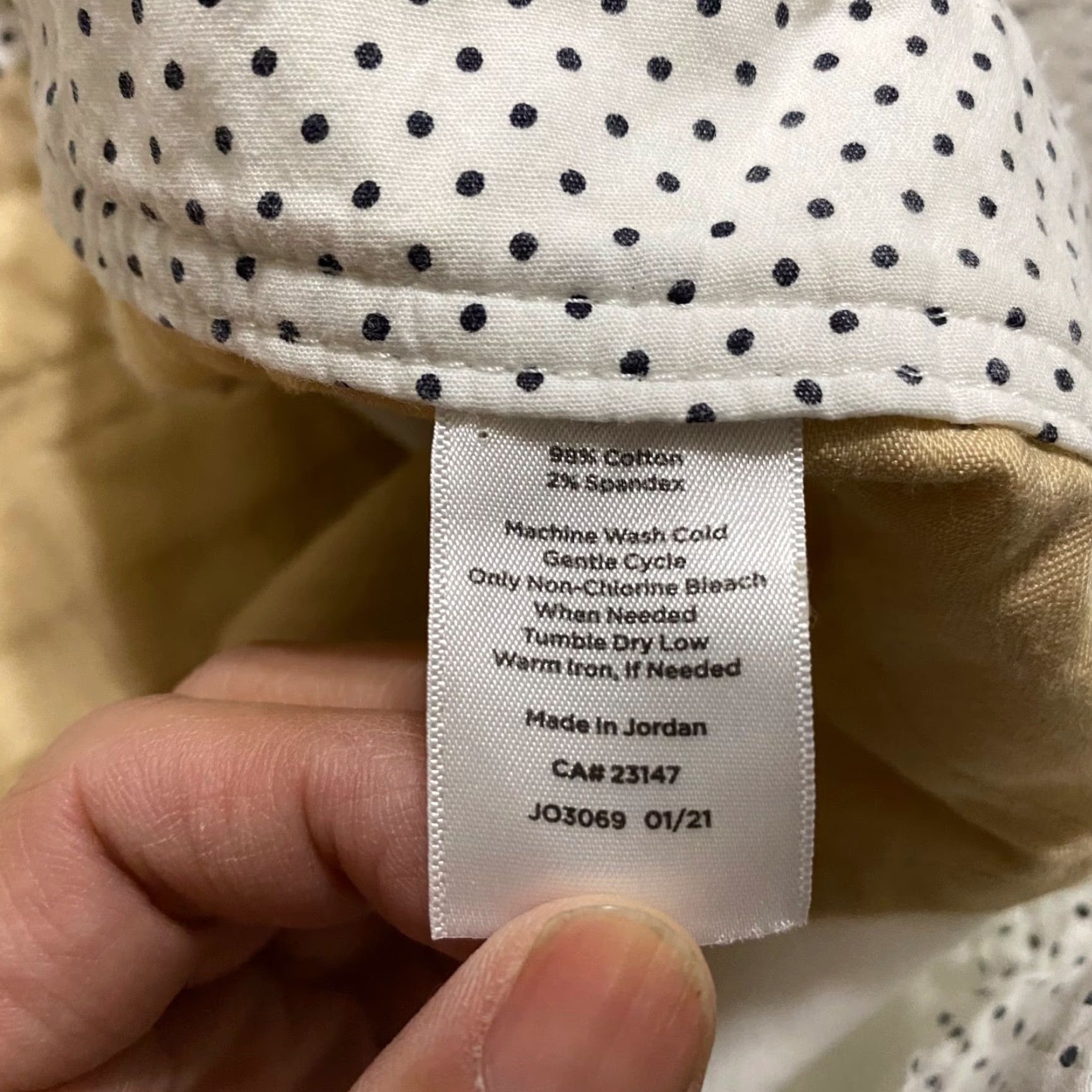 Talbots Talbots Womens 12P Shorts White Chino Bermuda Outdoor Walking Petite High Rise Flats Front Pockets Casual Travel Mens Womens Boys Girls Size 34" / US 12 / IT 48 - 4 Thumbnail