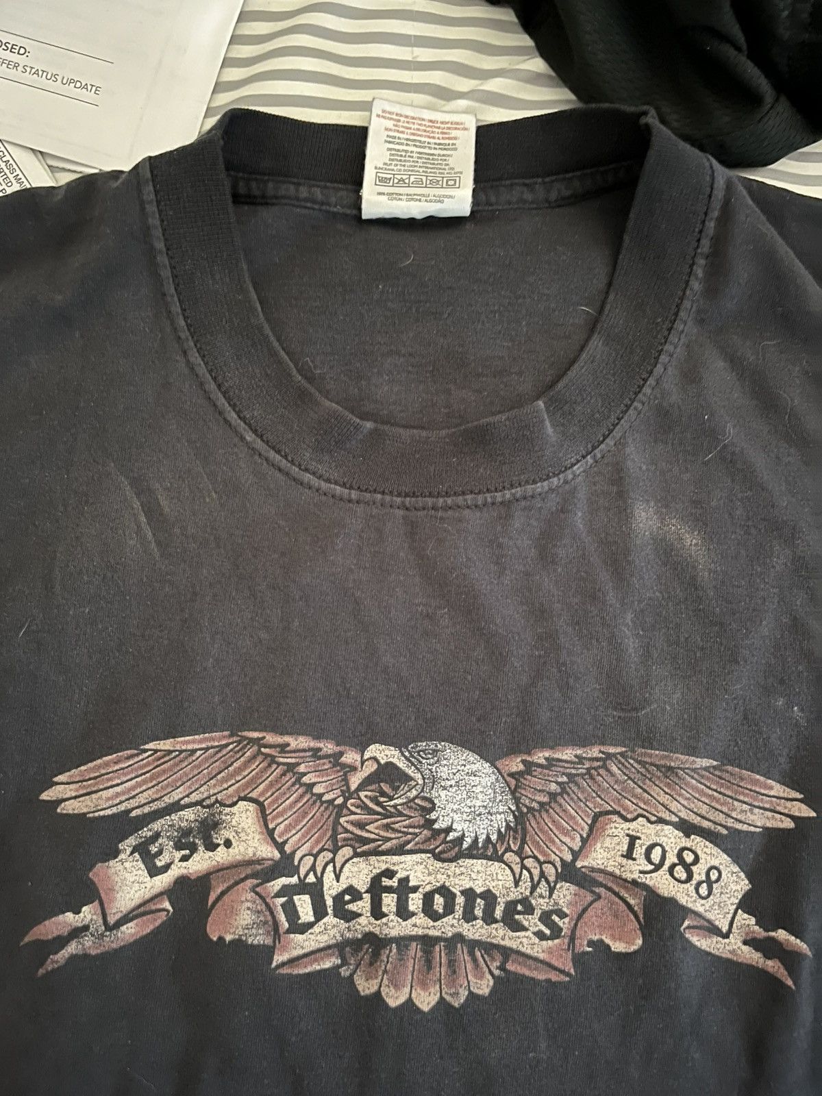 Other Vintage 00’s Deftones Eagle Long Sleeve Size US L / EU 52-54 / 3 - 3 Thumbnail