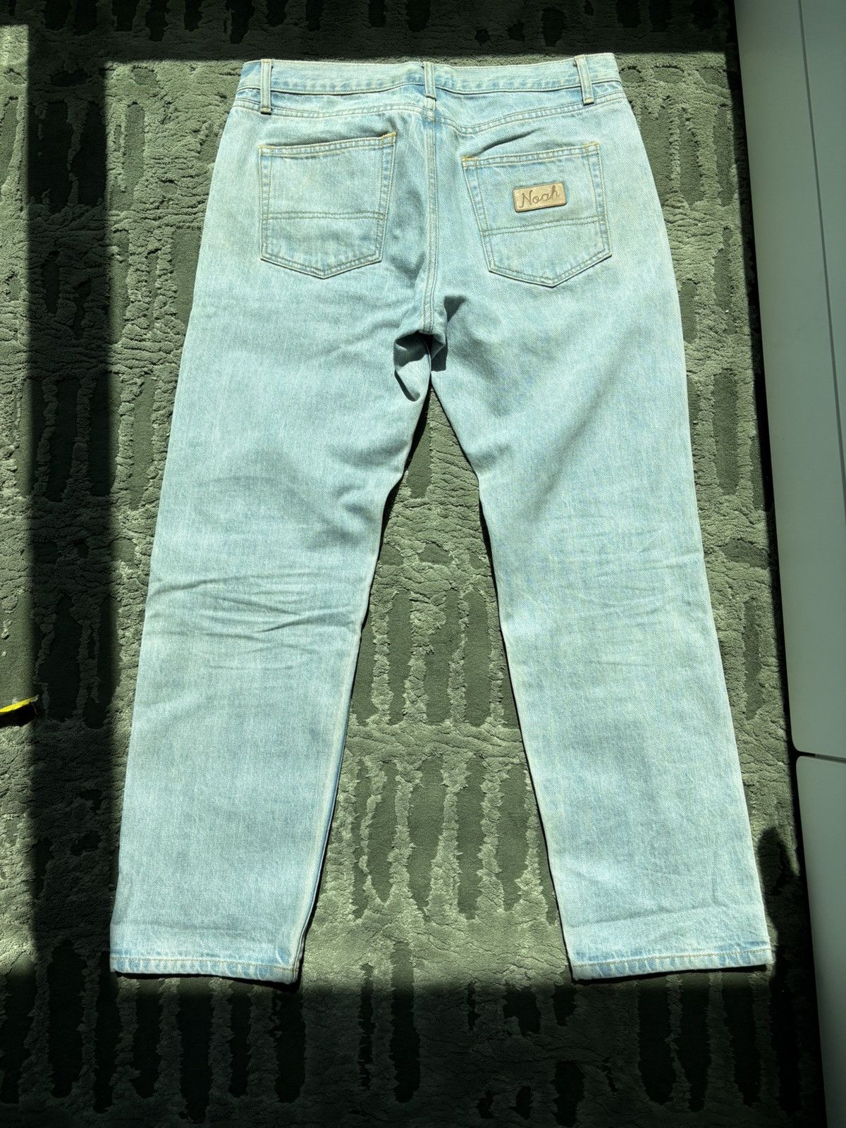 Noah Made In USA Light Blue Stonewash Selvedge Five Pocket Denim Size US 32 / EU 48 - 3 Thumbnail