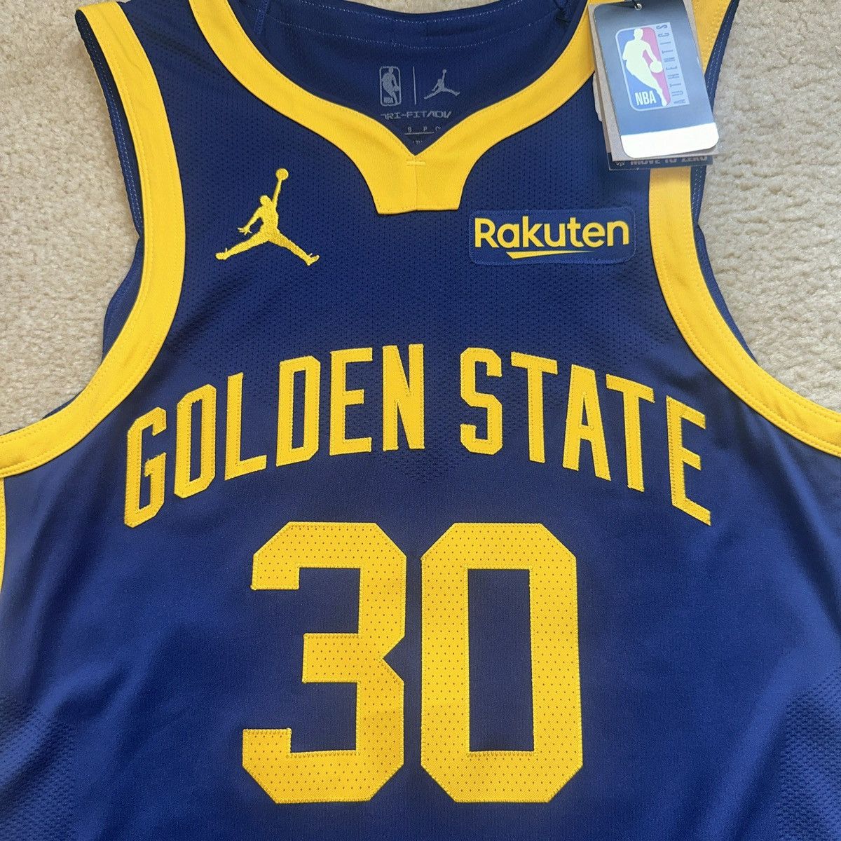 Jordan Brand Warriors Stephen Curry Statement Edition Jersey Sz Small Size US S / EU 44-46 / 1 - 2 Thumbnail